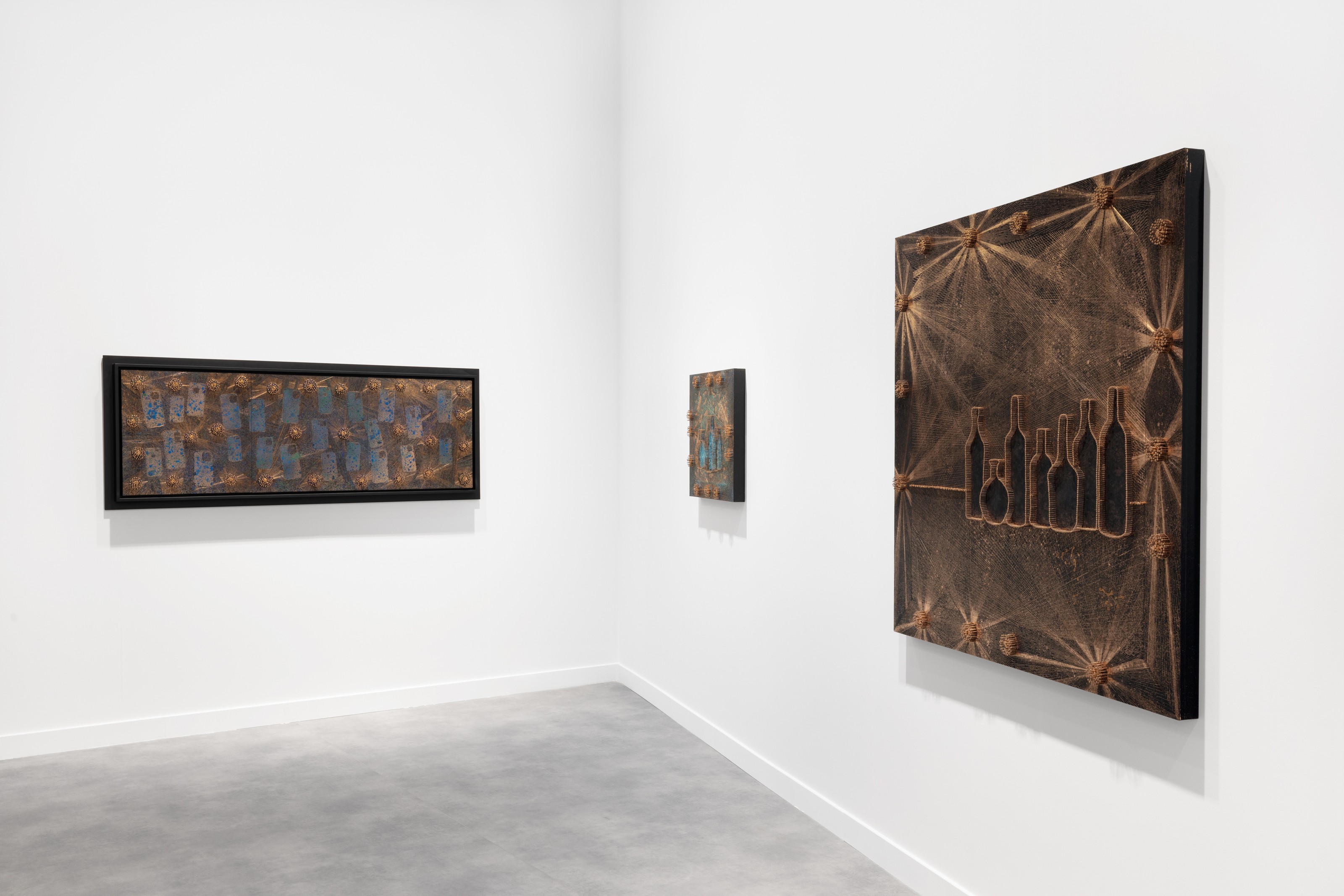 Installation view of Lehmann Maupin, Booth D105 at Art Basel Qatar