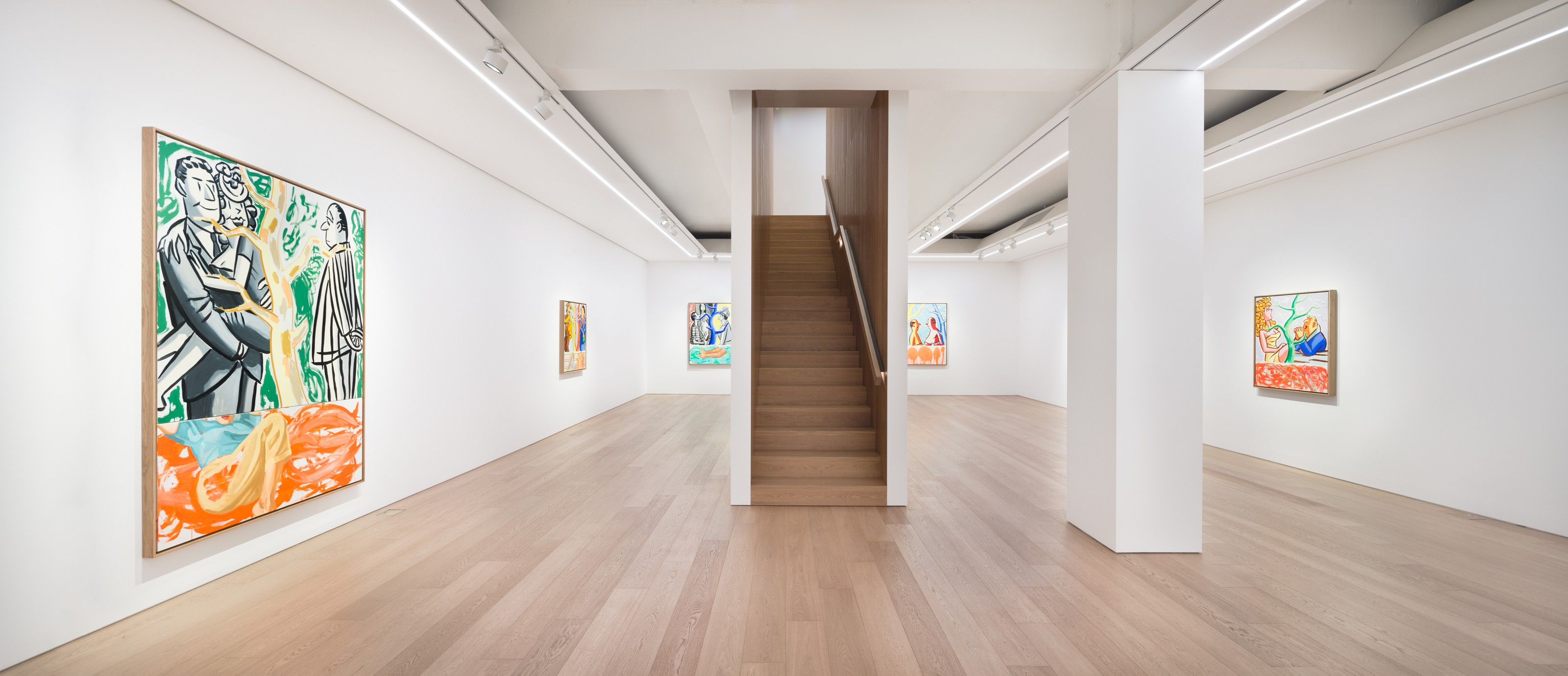 Installation view of David Salle at Lehmann Maupin Seoul