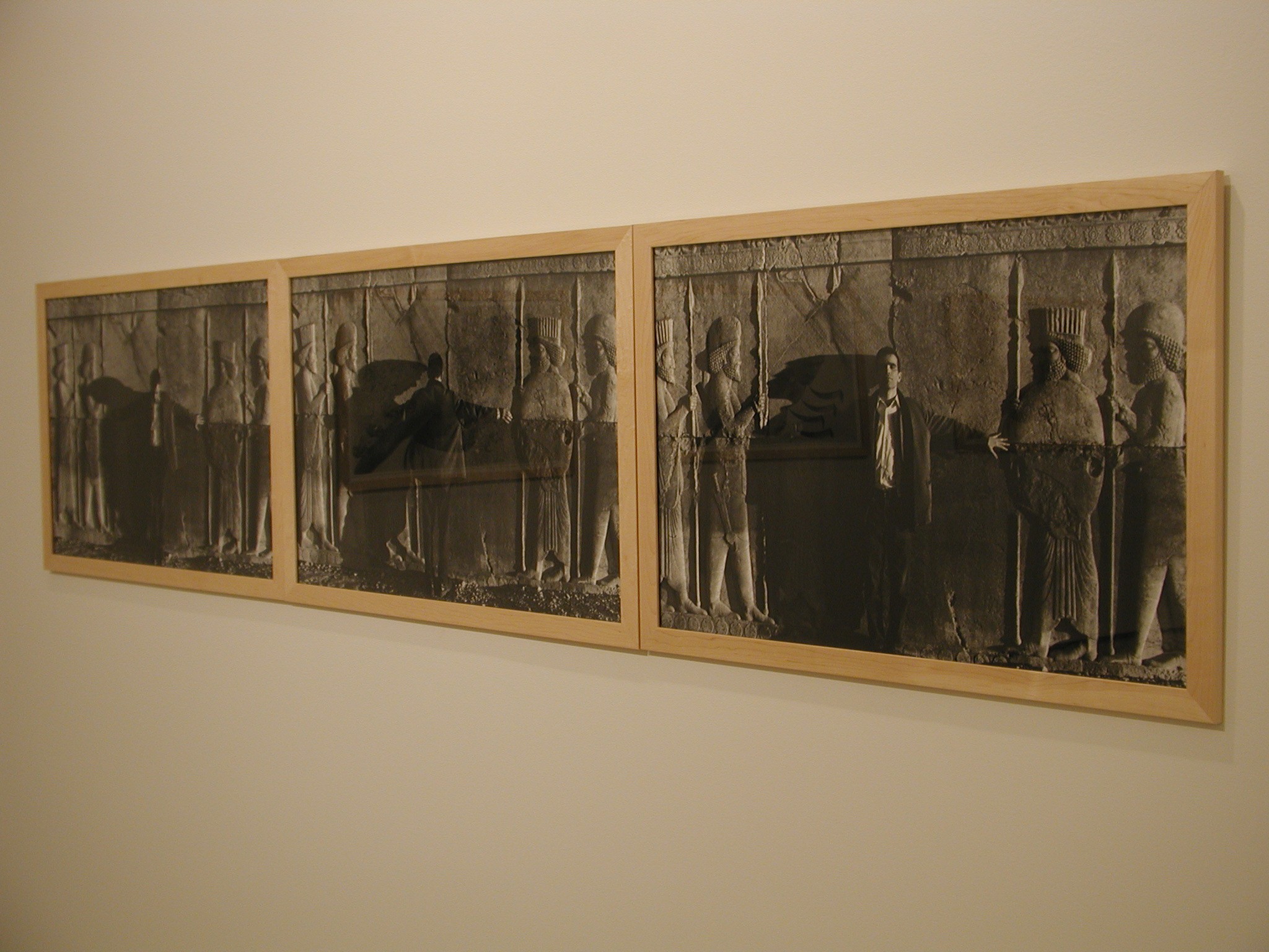 Installation view of Sadegh Tirafkan at Lehmann Maupin New York