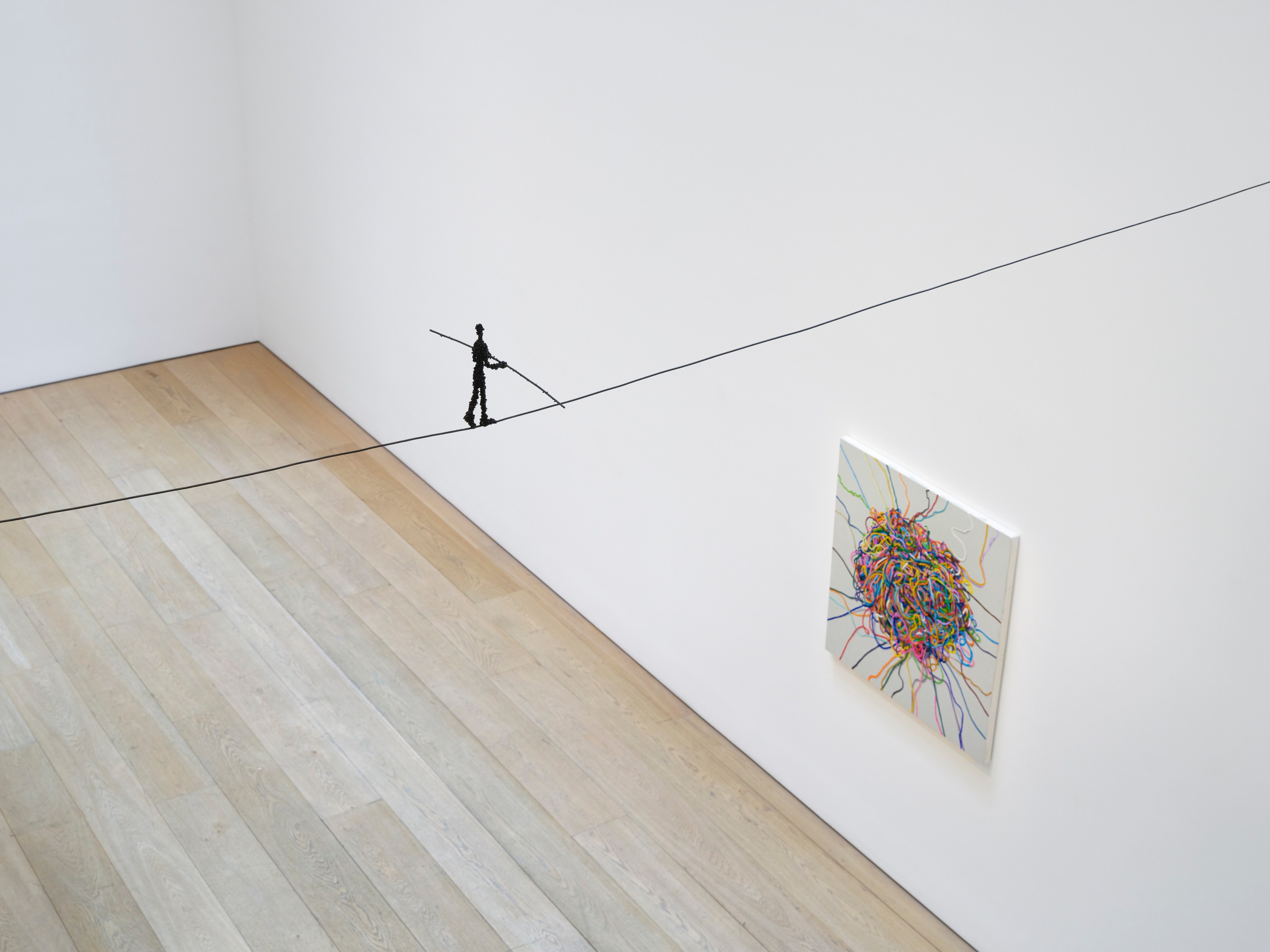 Installation view of Tom Friedman at Lehmann Maupin New York