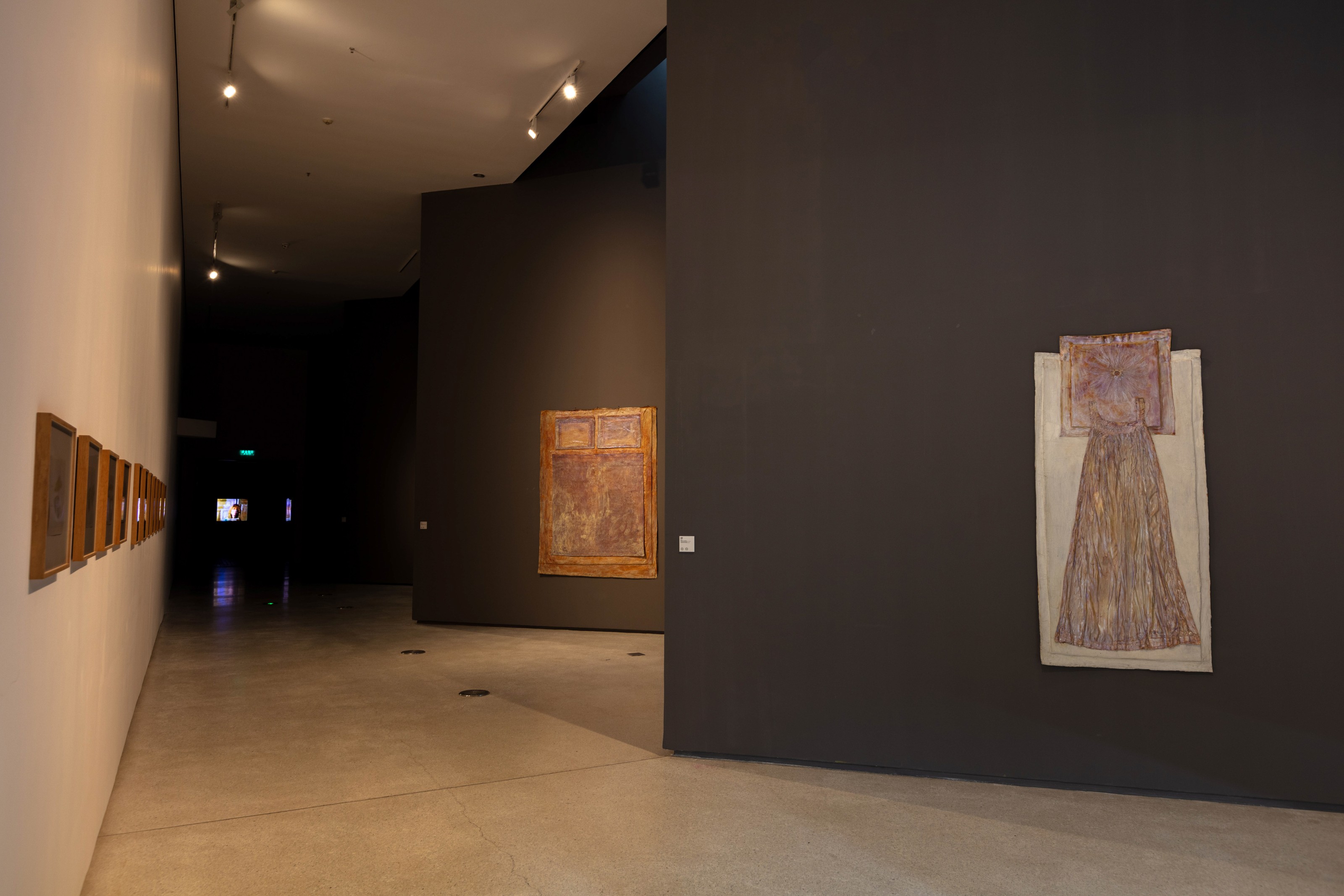 Installation view of Heidi Bucher at Red Brick Art Museum