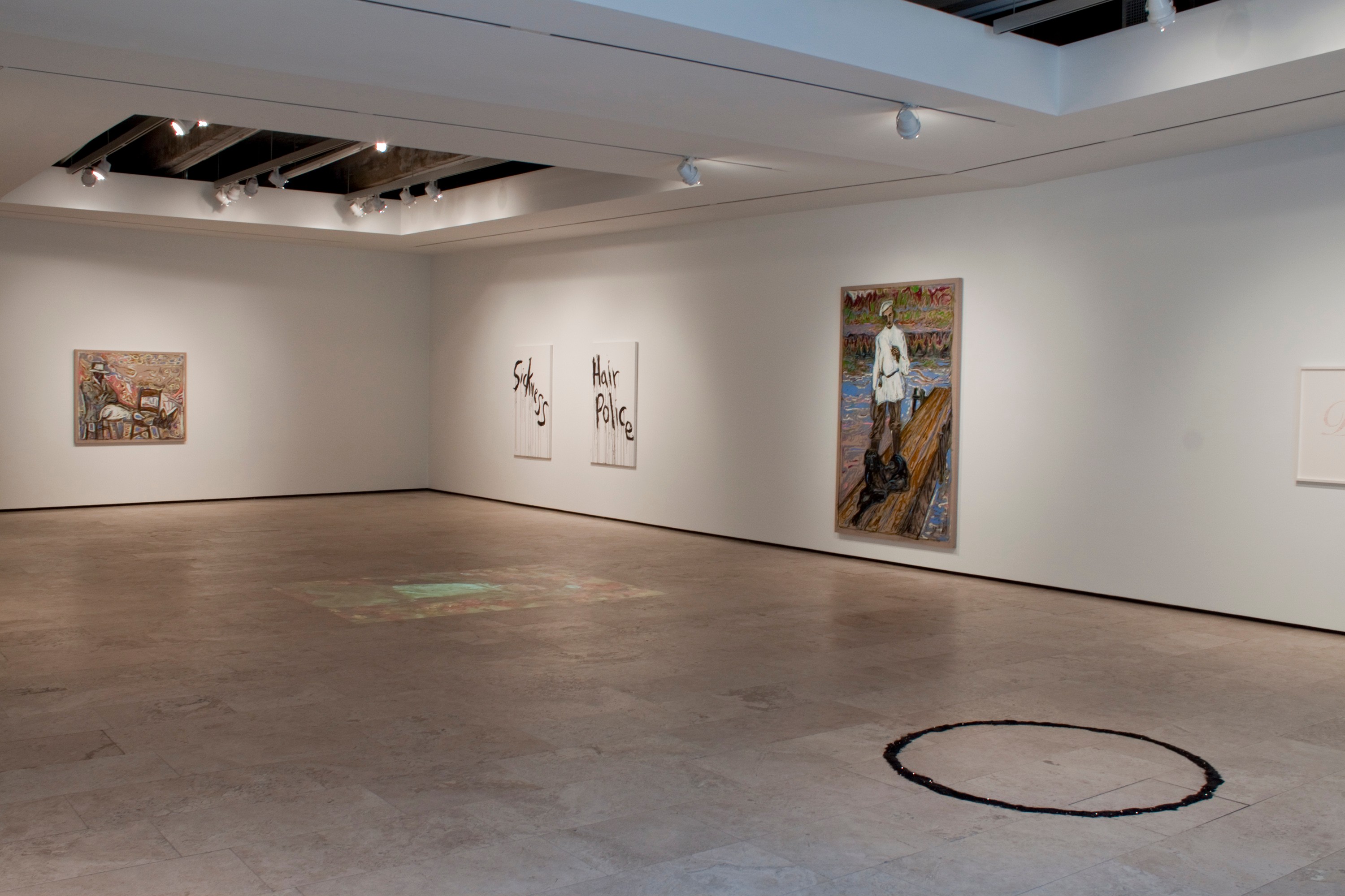 Installation view of On Shuffle at Lehmann Maupin New York