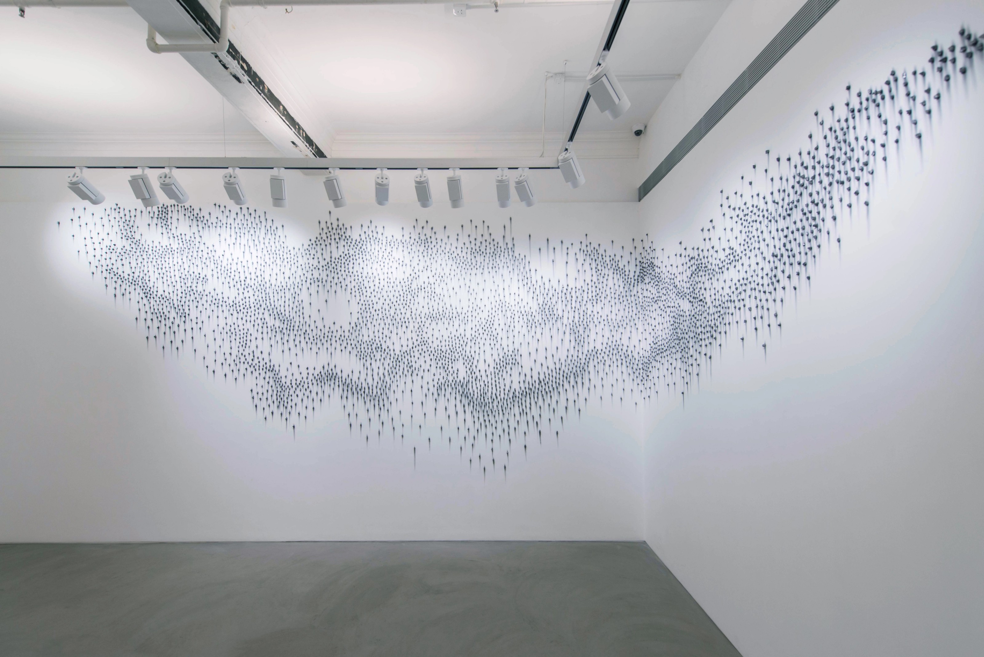 Installation view of Teresita Fernández at Lehmann Maupin Hong Kong