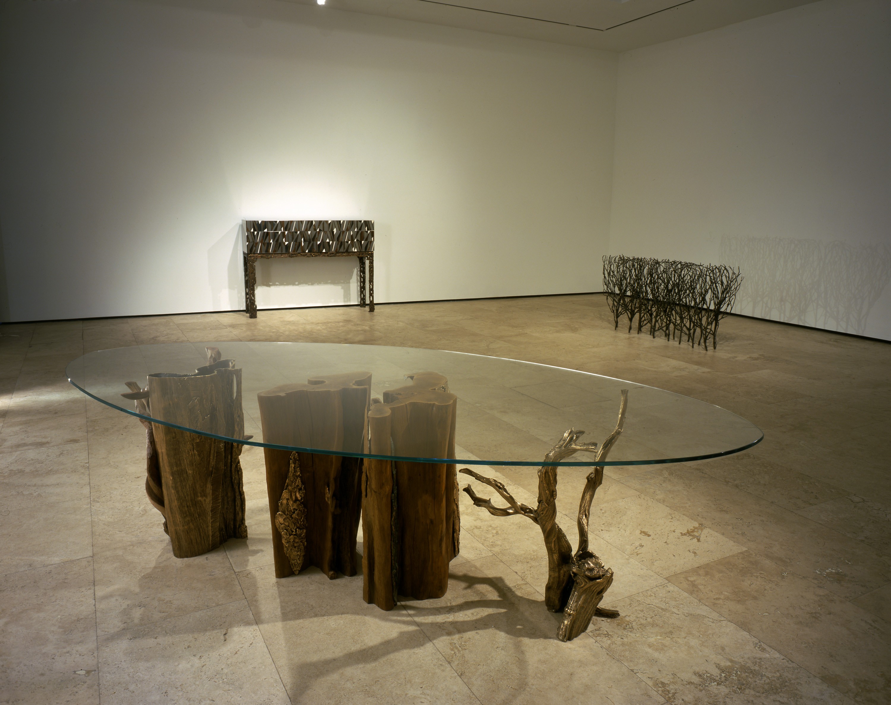 Installation view of New Work at Lehmann Maupin New York