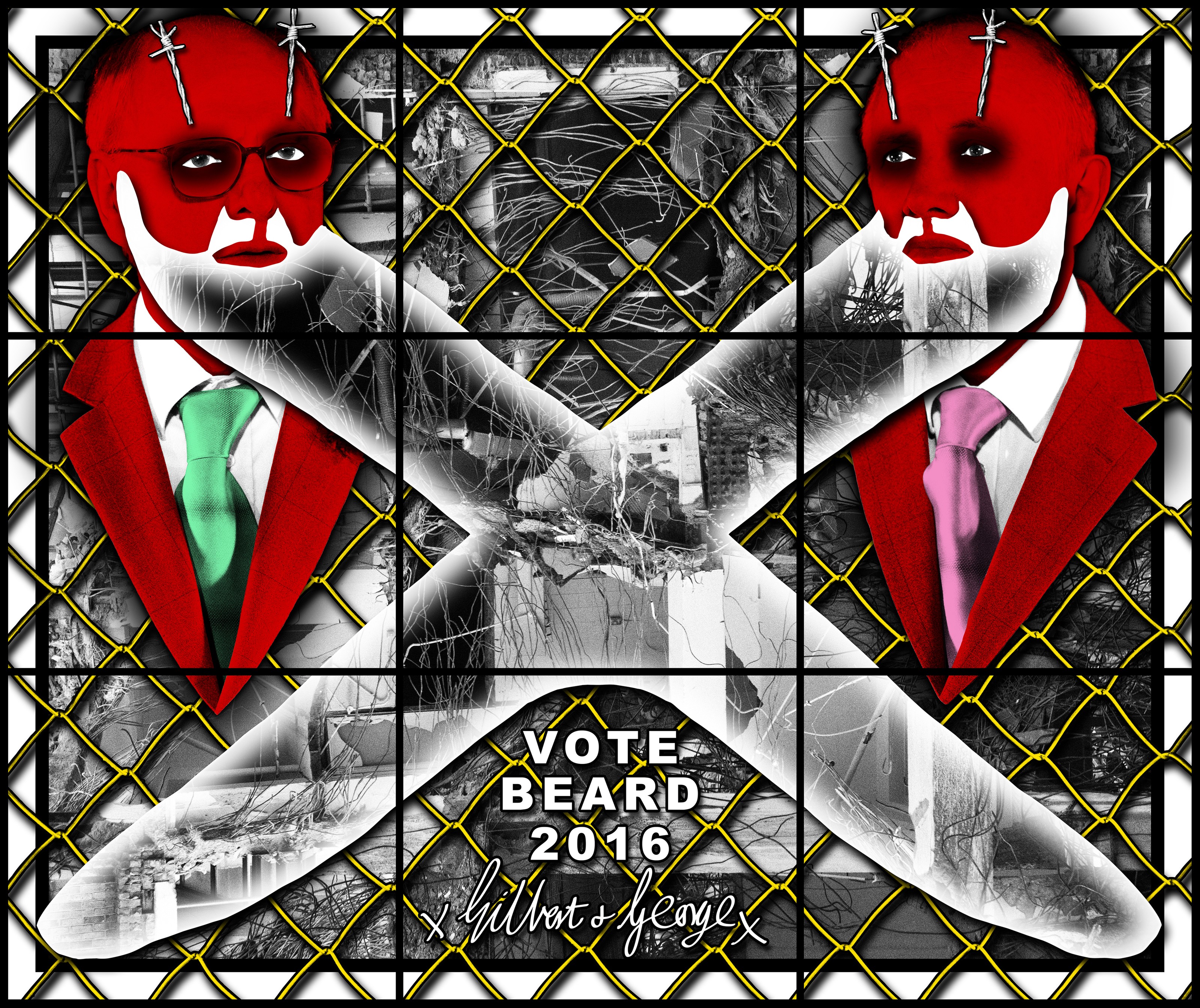 The Beard Pictures by Gilbert & George