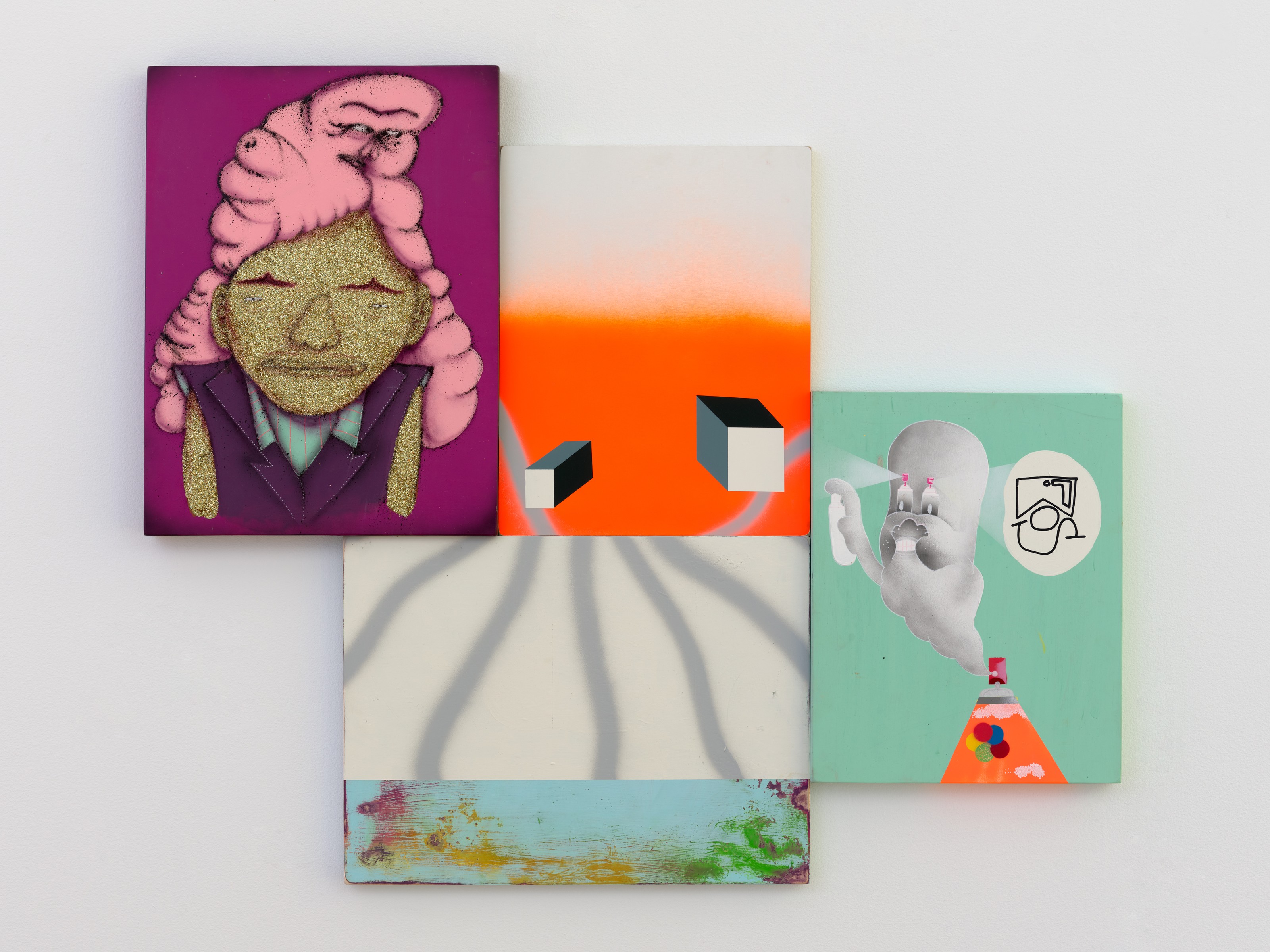 Wall work by OSGEMEOS & Barry McGee