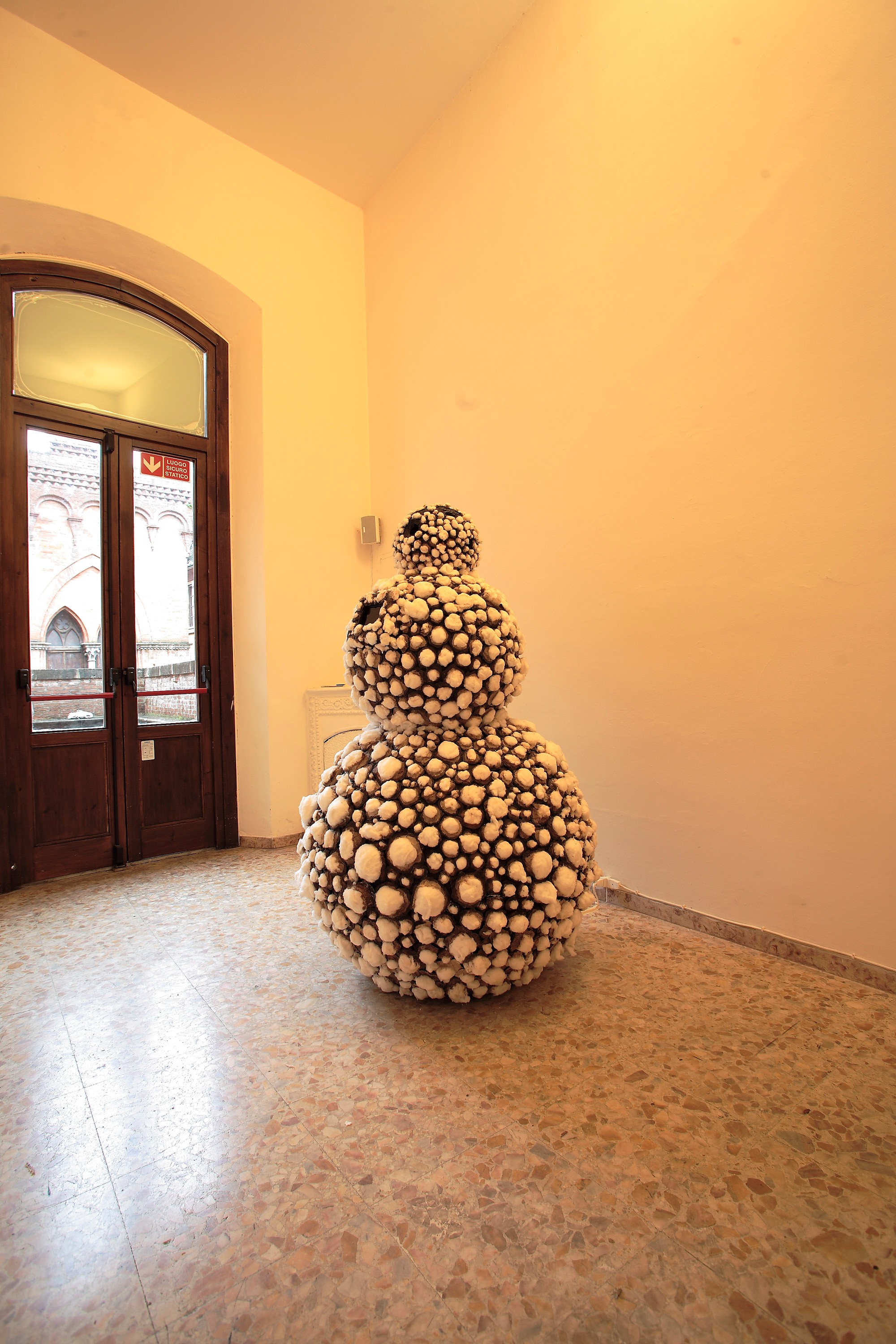 Installation view of The Refinery x: a Simple Twist of Fate at Palazzo delle Papesse