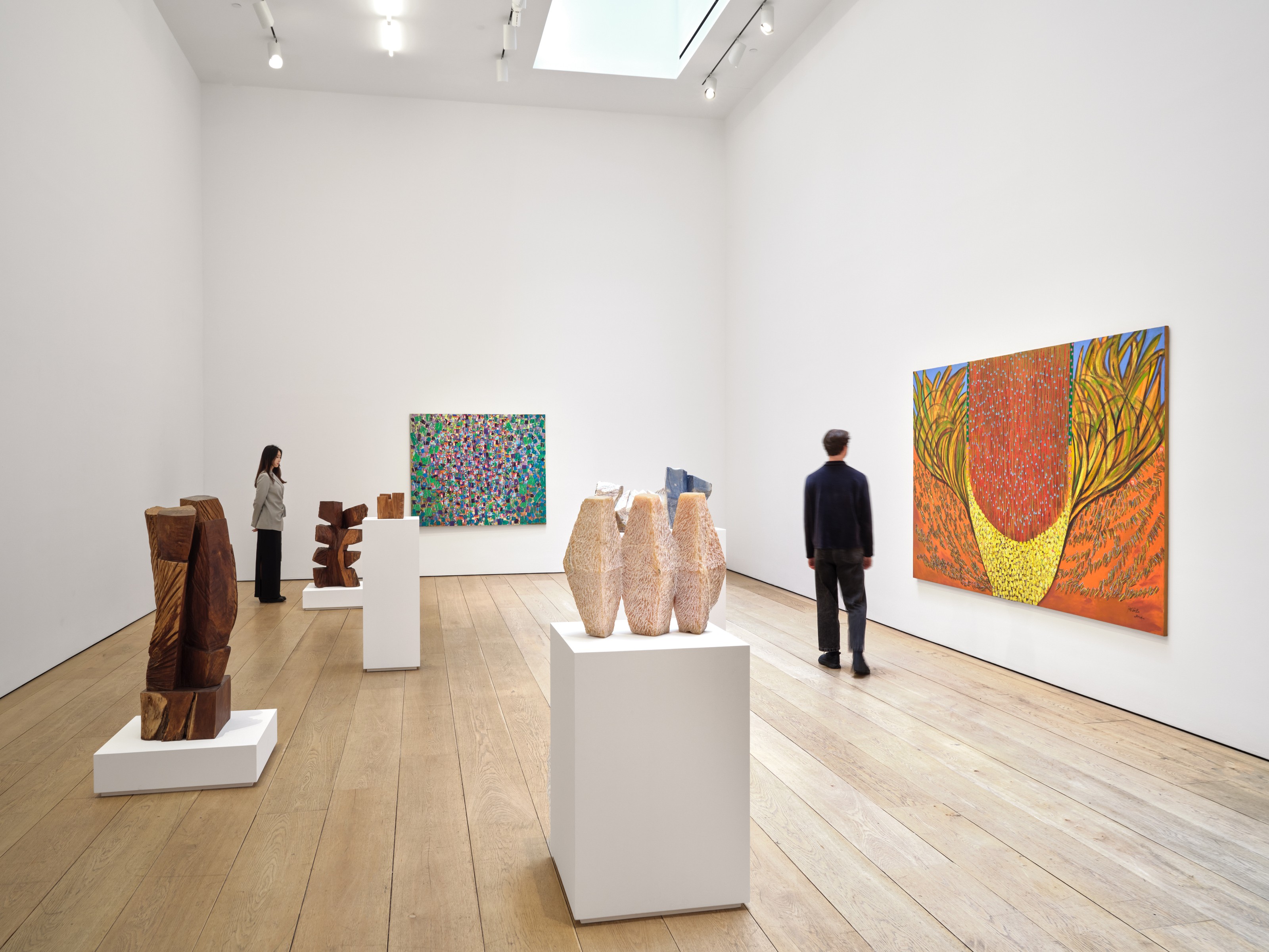 Installation view of Kim Yun Shin at Lehmann Maupin New York