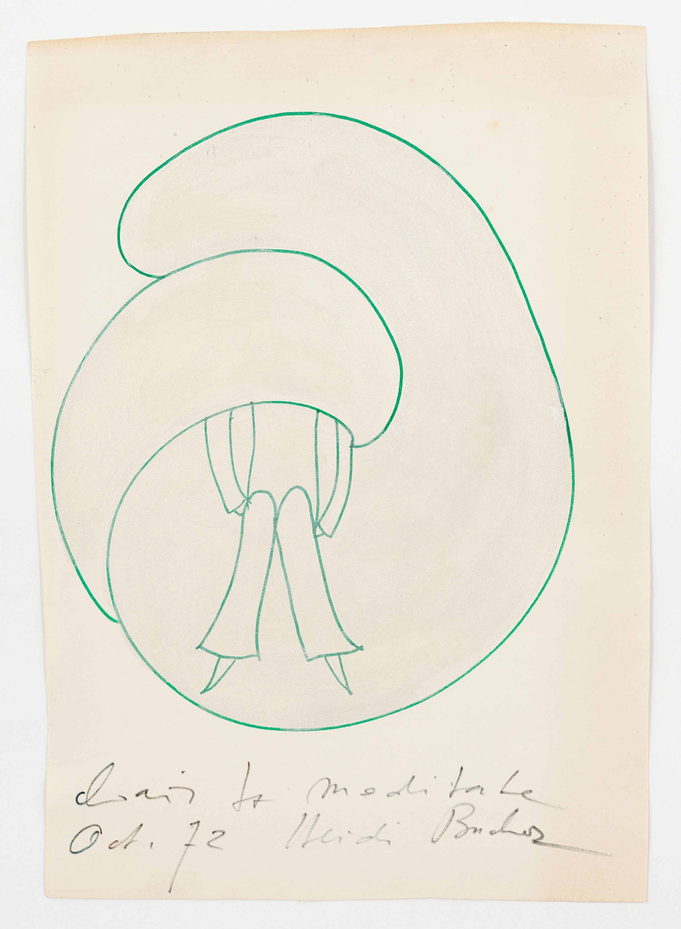 Work on paper by Heidi Bucher