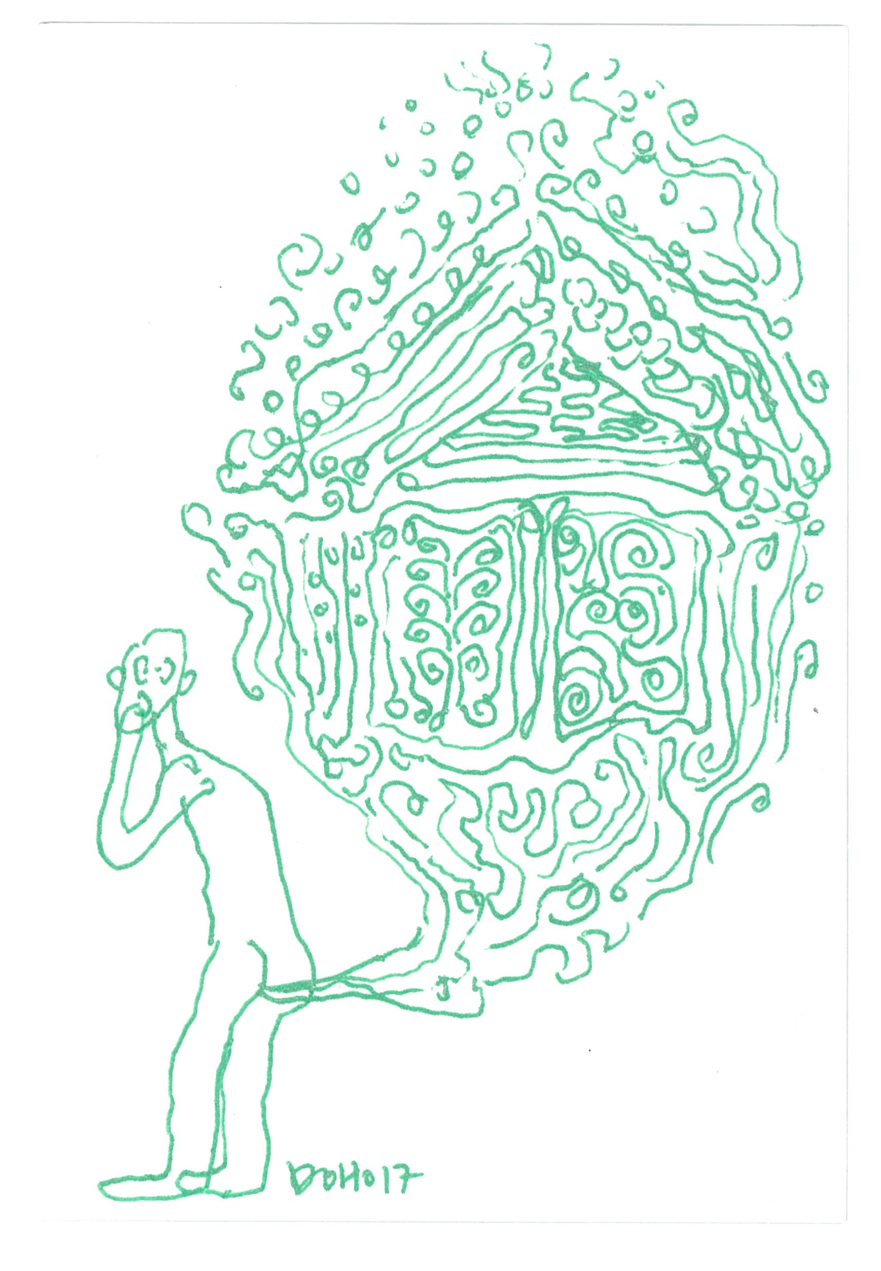 Drawing by Do Ho Suh