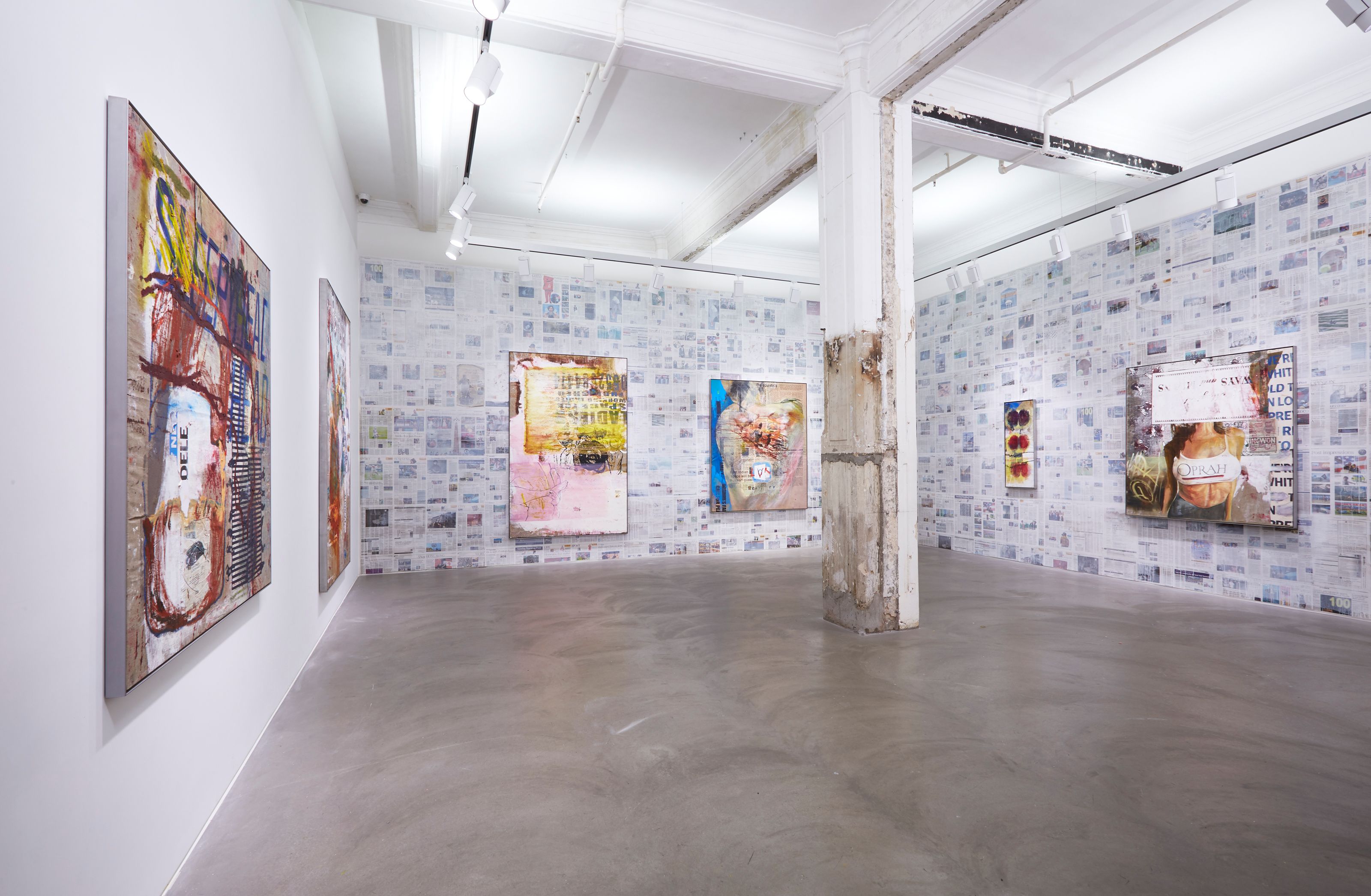 Installation view of Mandy El-Sayegh at Lehmann Maupin Hong Kong