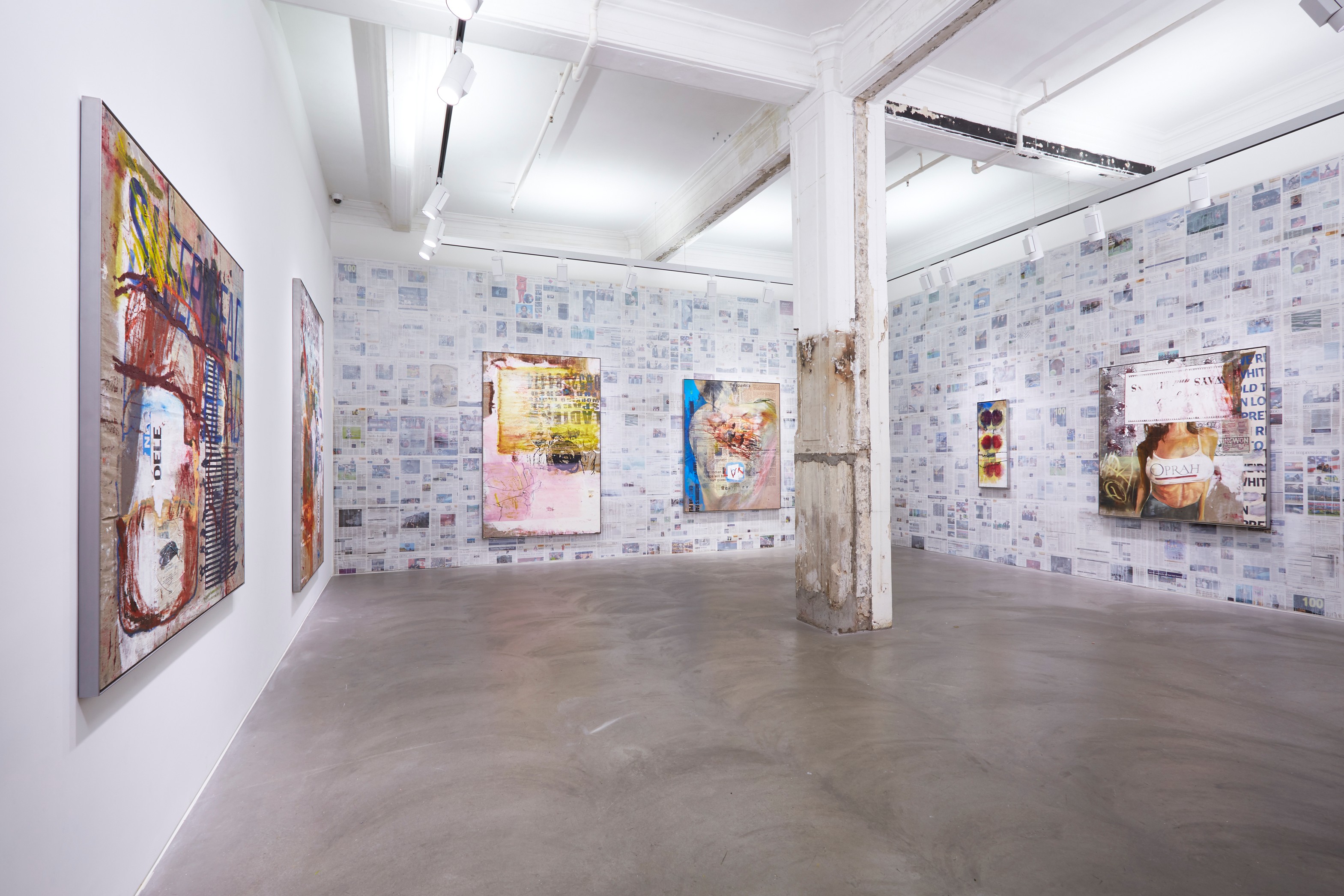 Installation view of Mandy El-Sayegh at Lehmann Maupin Hong Kong