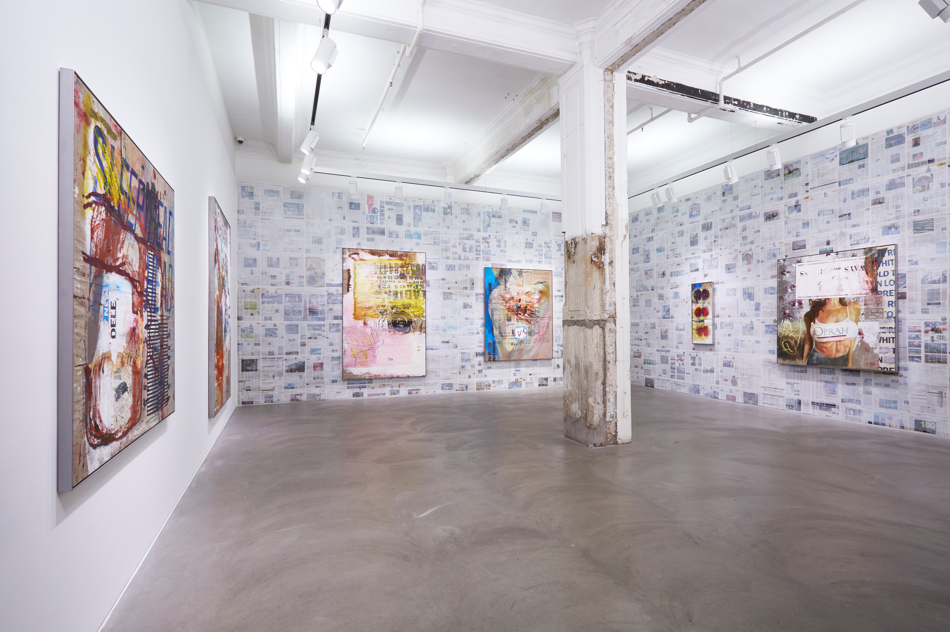 Installation view of Mandy El-Sayegh at Lehmann Maupin Hong Kong