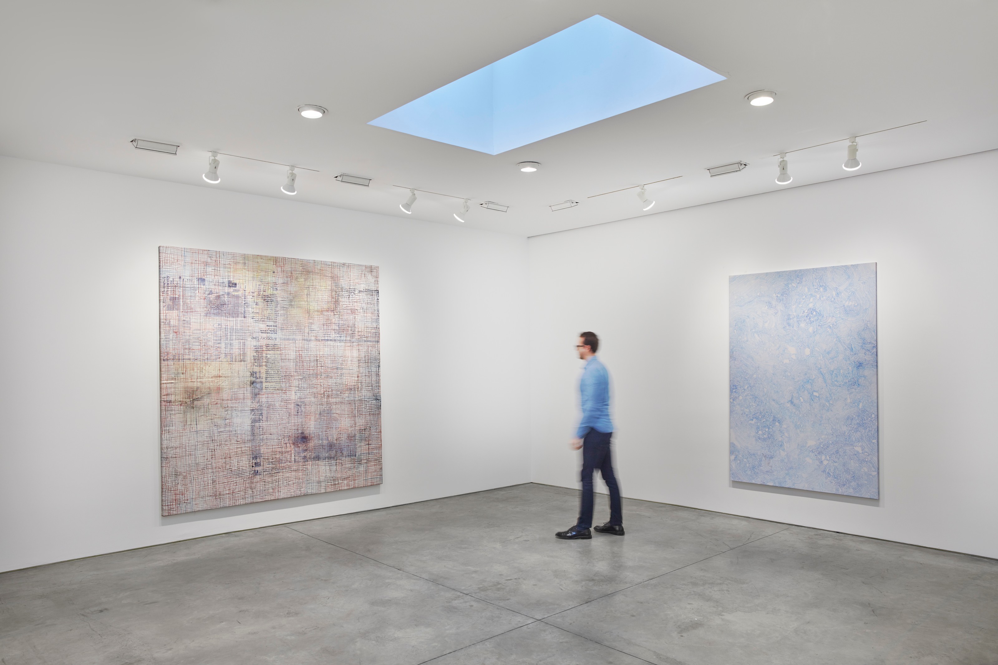 Installation view of Mandy El-Sayegh at Lehmann Maupin New York