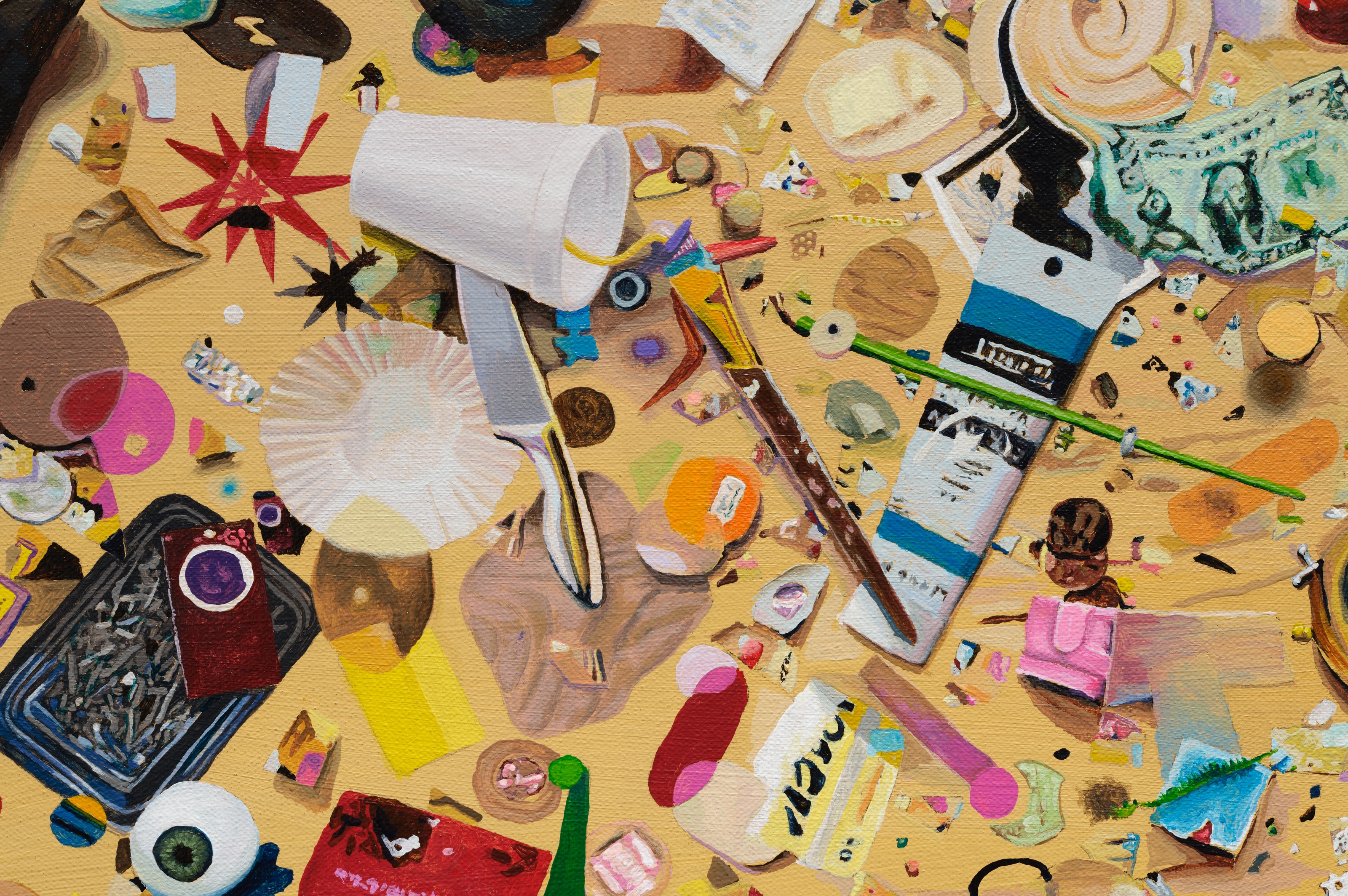 Painting by Tom Friedman