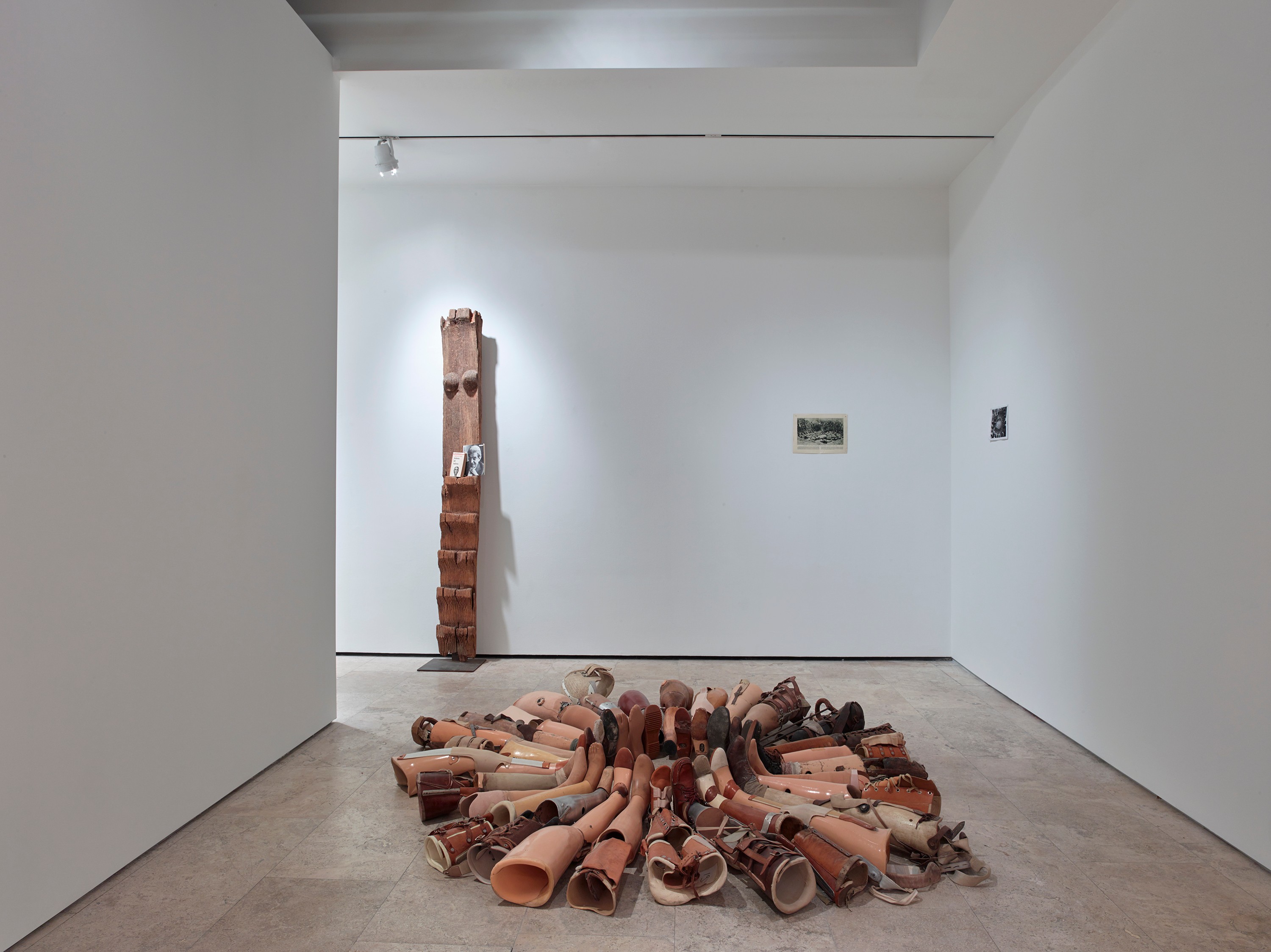 Installation view of Show your injuries at Lehmann Maupin New York