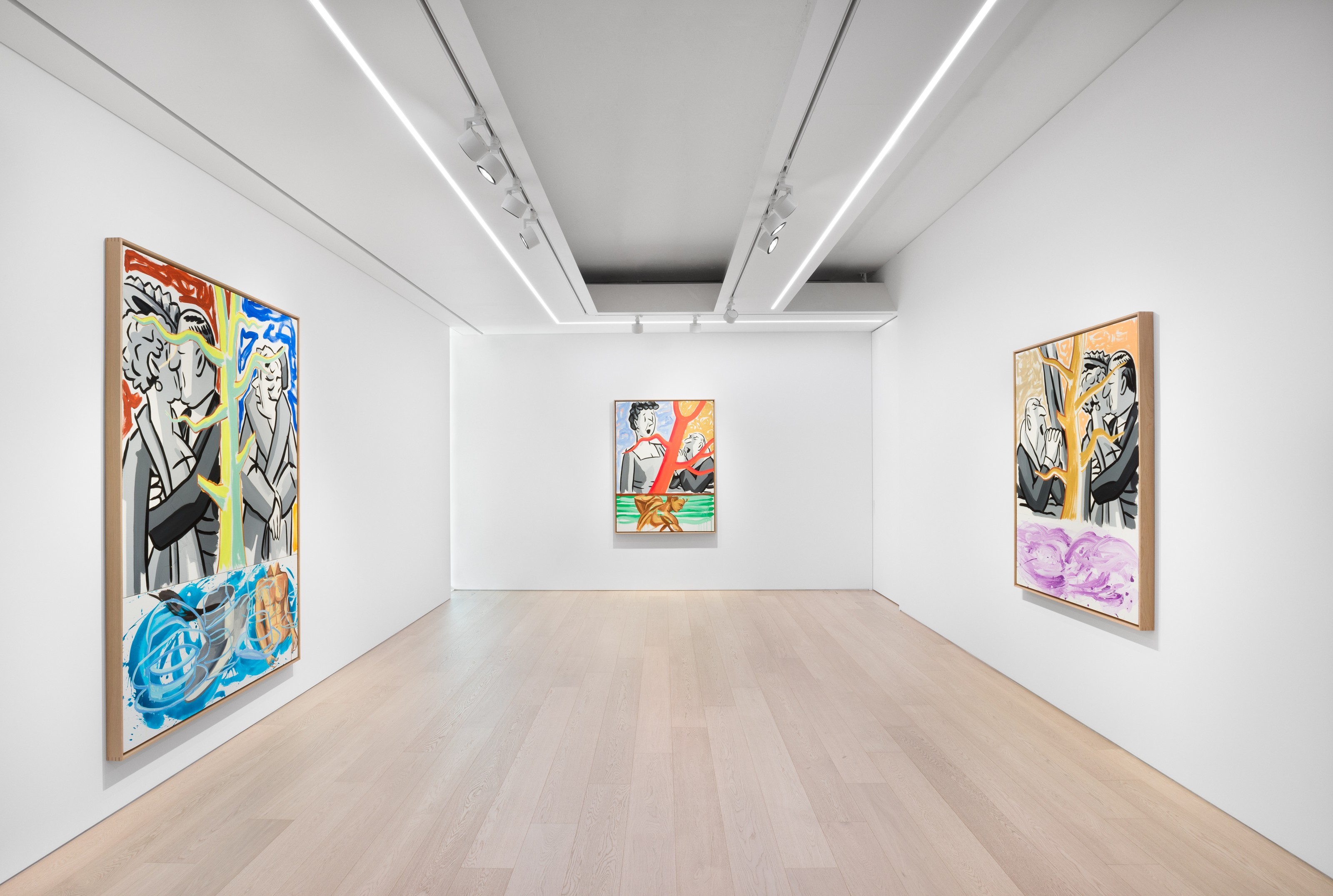 Installation view of David Salle at Lehmann Maupin Seoul