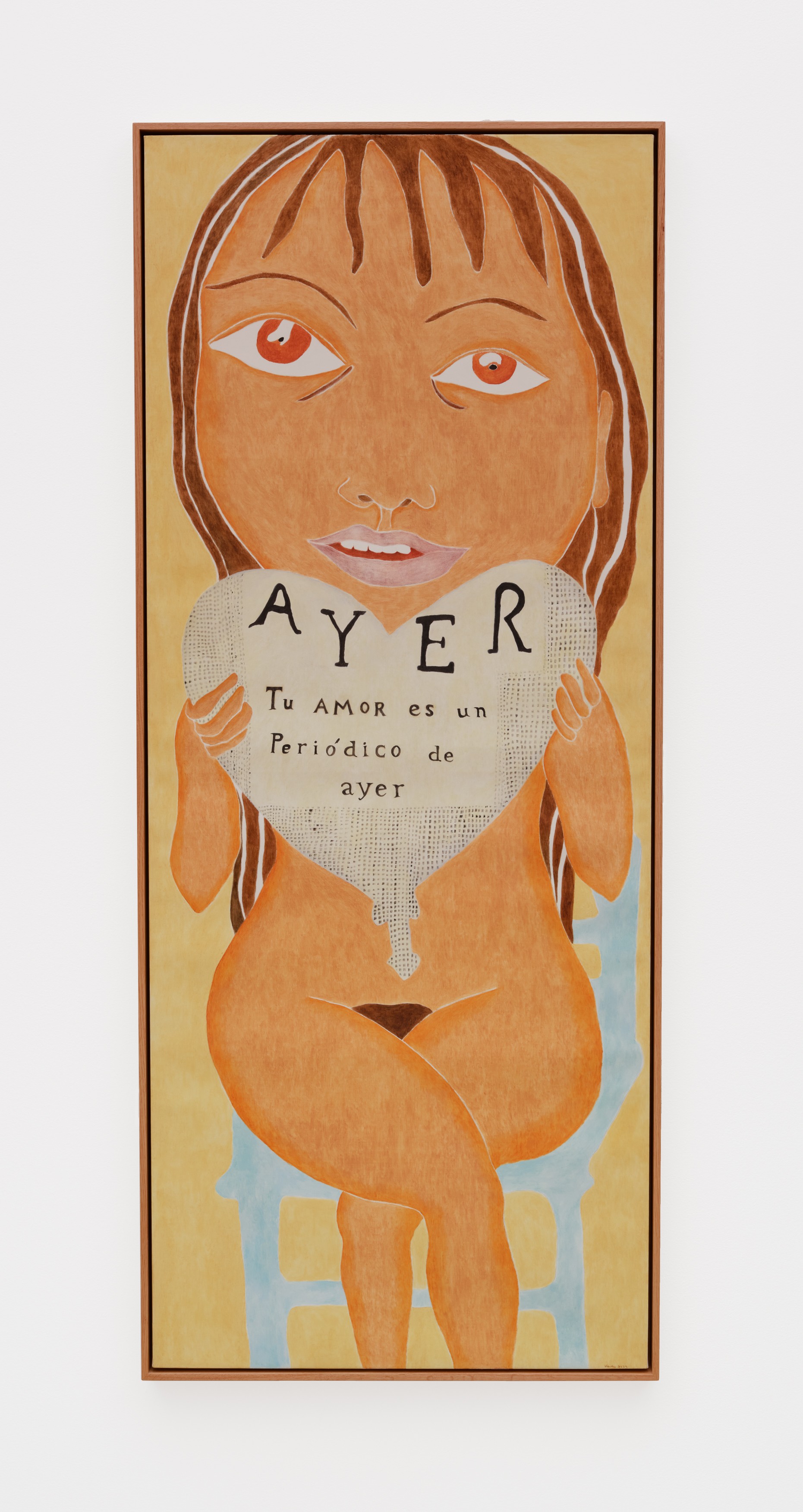 Painting by Cecilia Vicuña