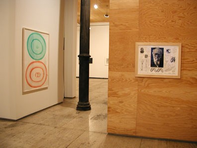 Installation view of Off the Grid at Lehmann Maupin New York