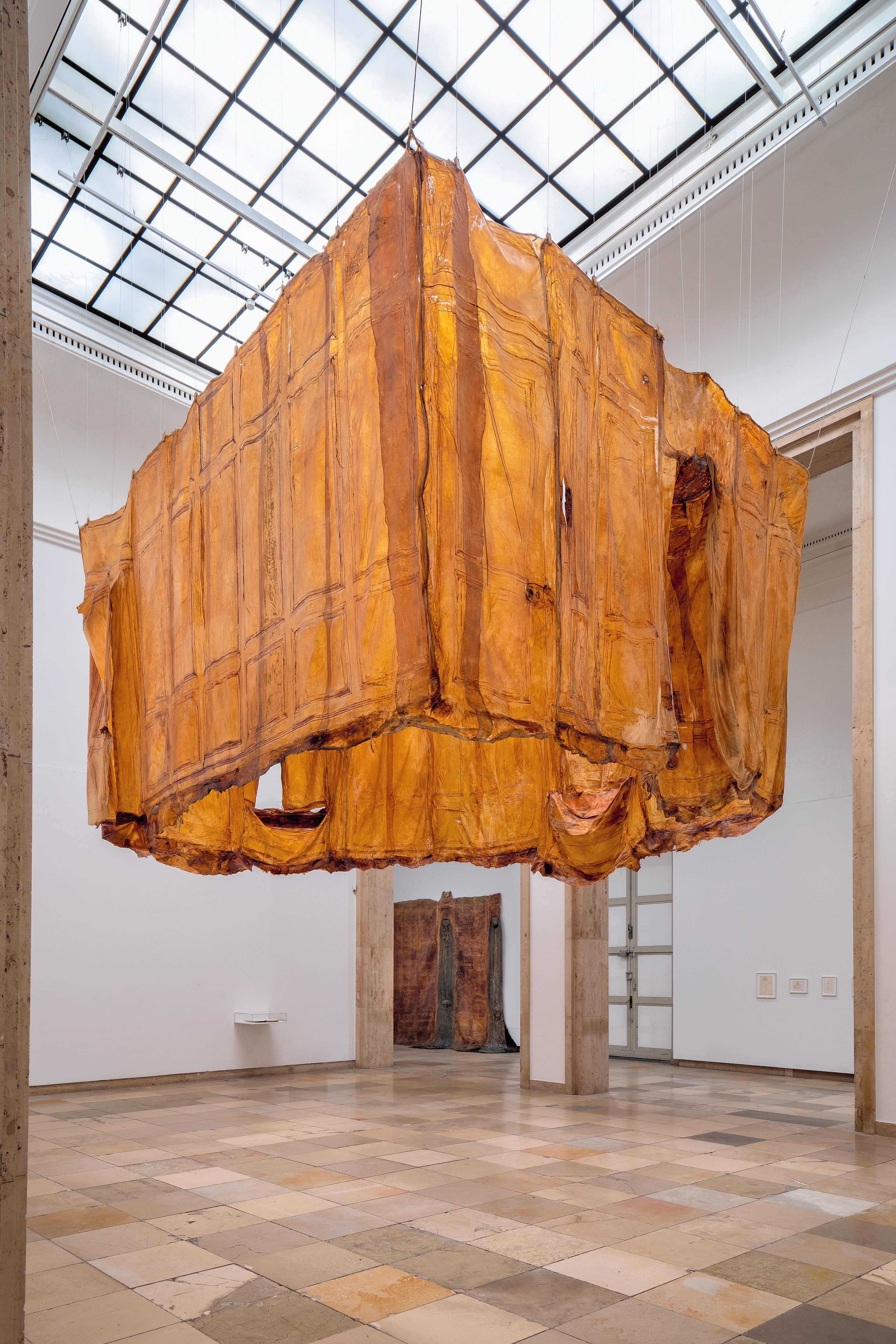 Installation view of Heidi Bucher at Haus Der Kunst