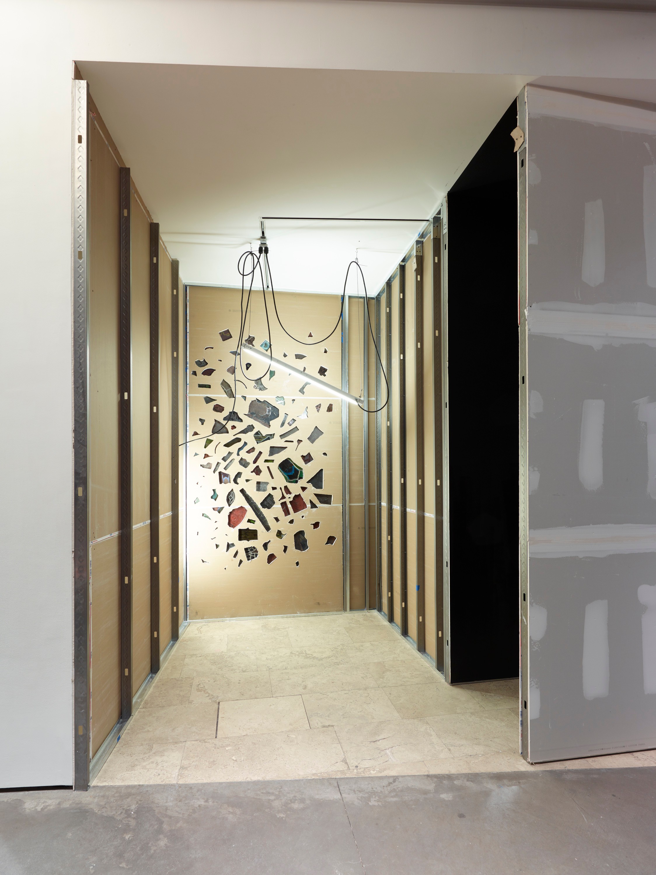 Installation view of Show your injuries at Lehmann Maupin New York