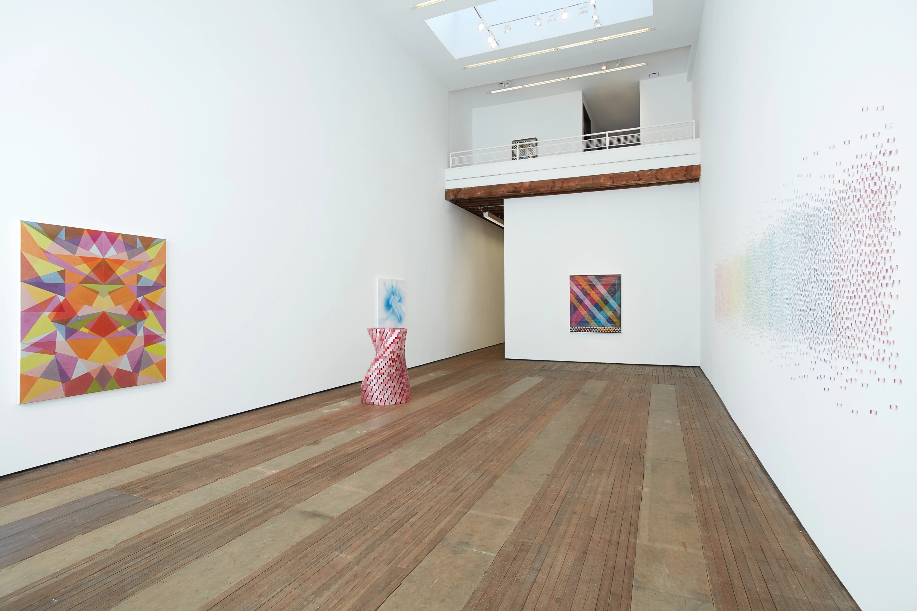 Installation view of From a whisper to a scream at Lehmann Maupin New York