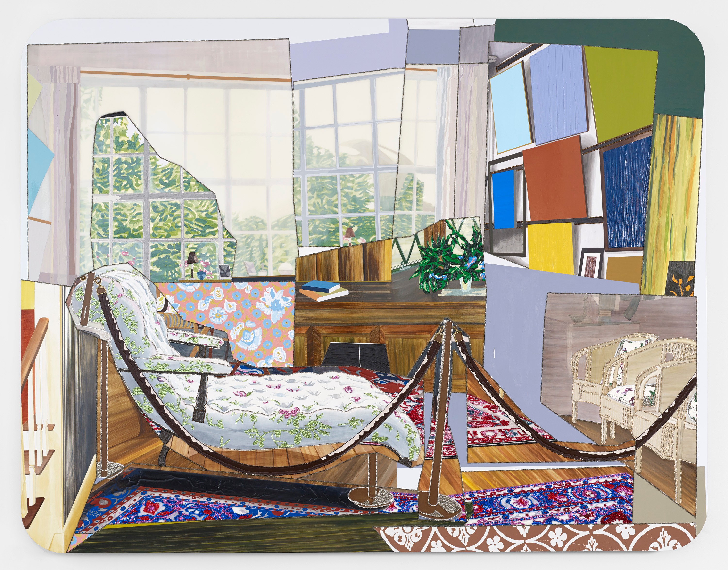 Painting by Mickalene Thomas