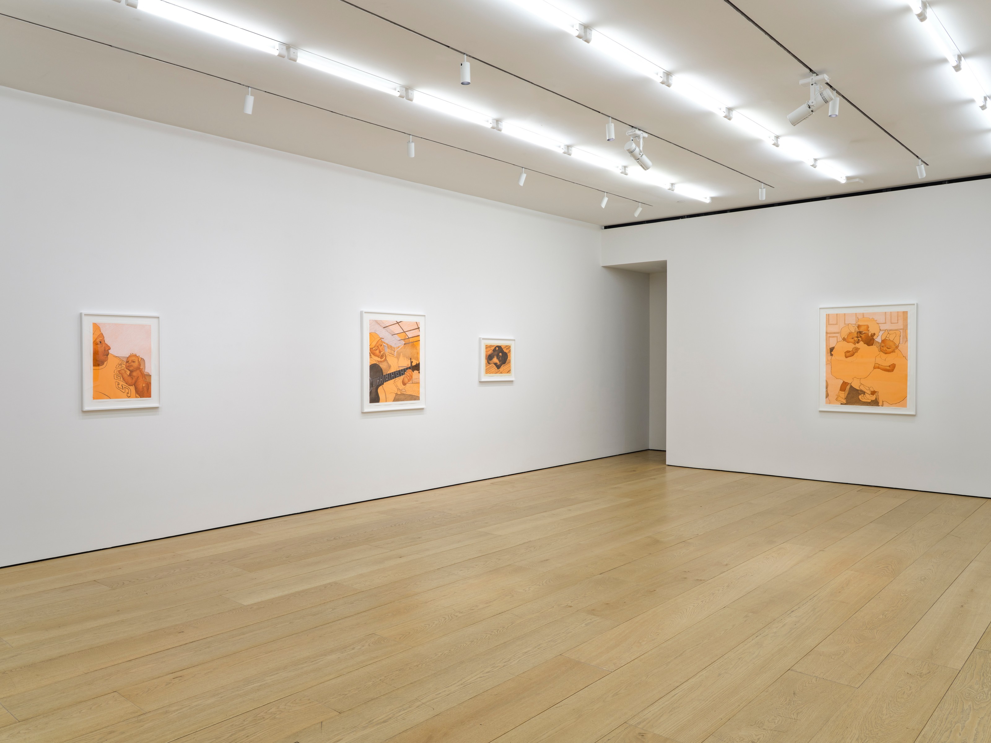 Installation view of Arcmanoro Niles at Lehmann Maupin New York