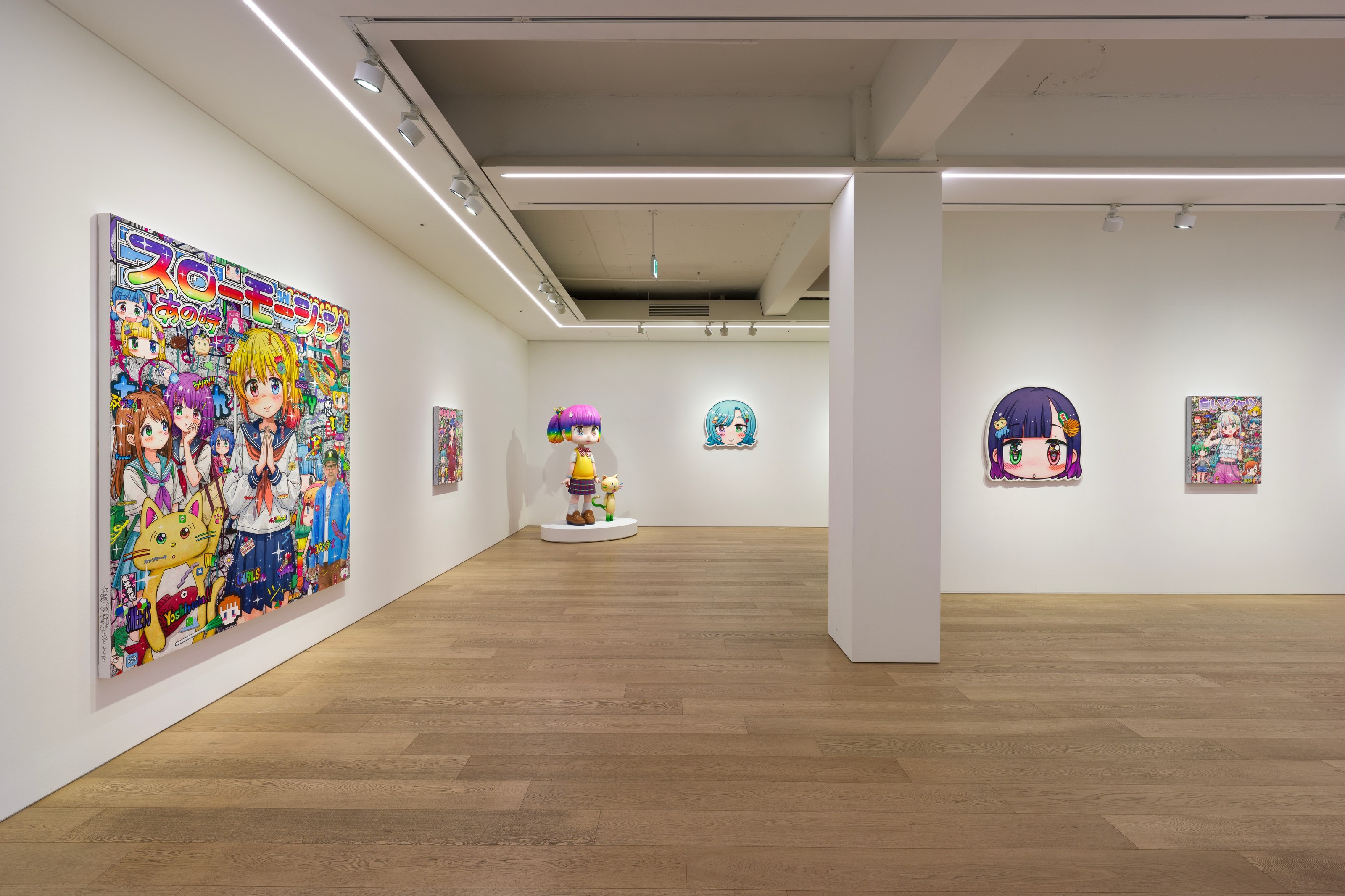 Installation view of What the Season Left Behind. Hm? The Sky's Clearing Up. at Lehmann Maupin Seoul