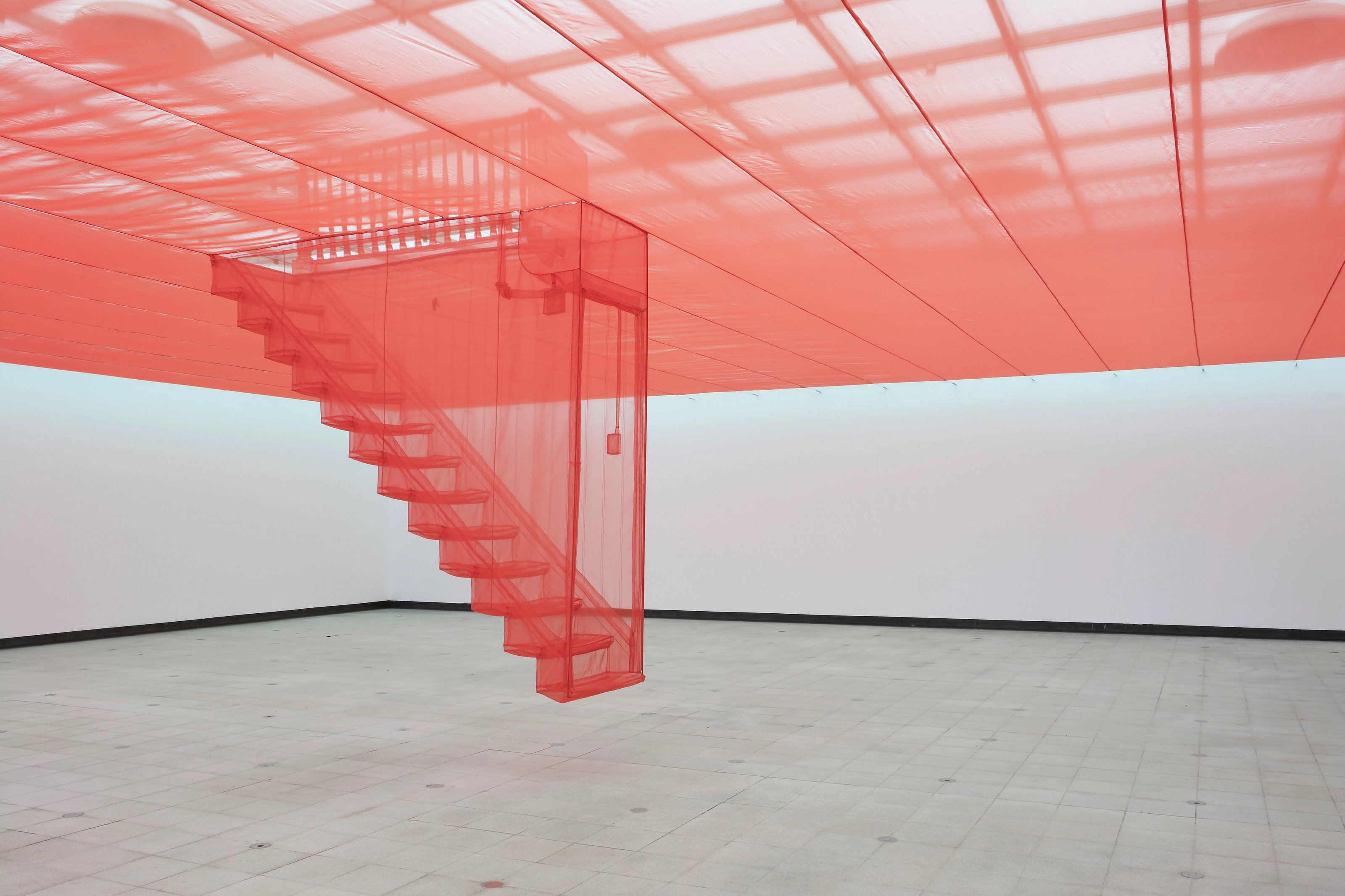 Installation view of Psycho Buildings: Artists and Architecture at Hayward Gallery