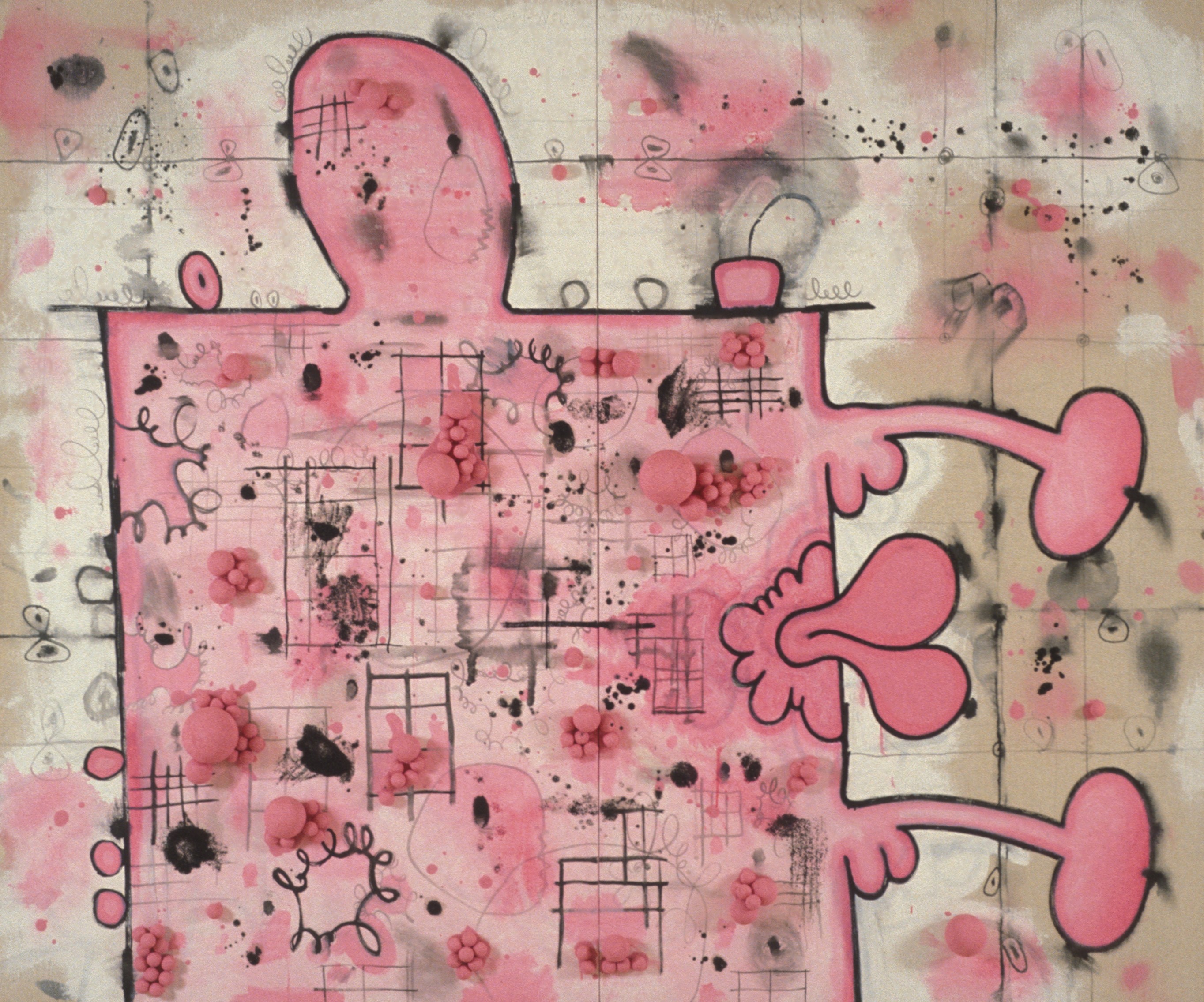 Painting by Carroll Dunham