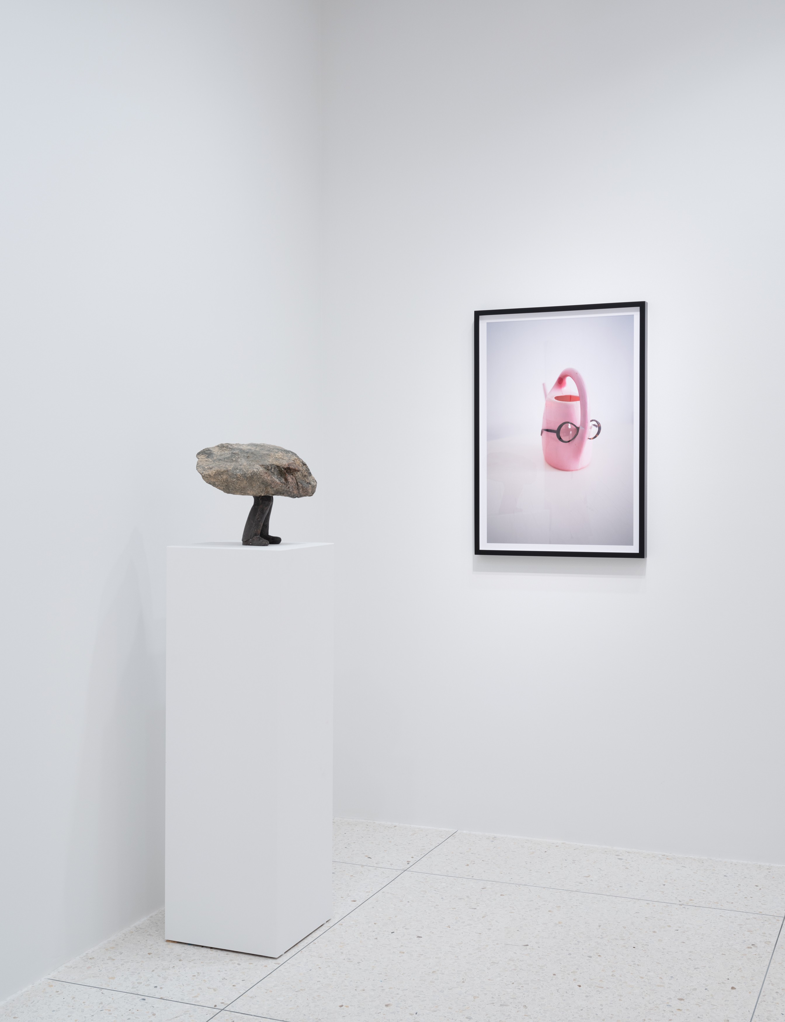 Installation view of Erwin Wurm at Lehmann Maupin Palm Beach