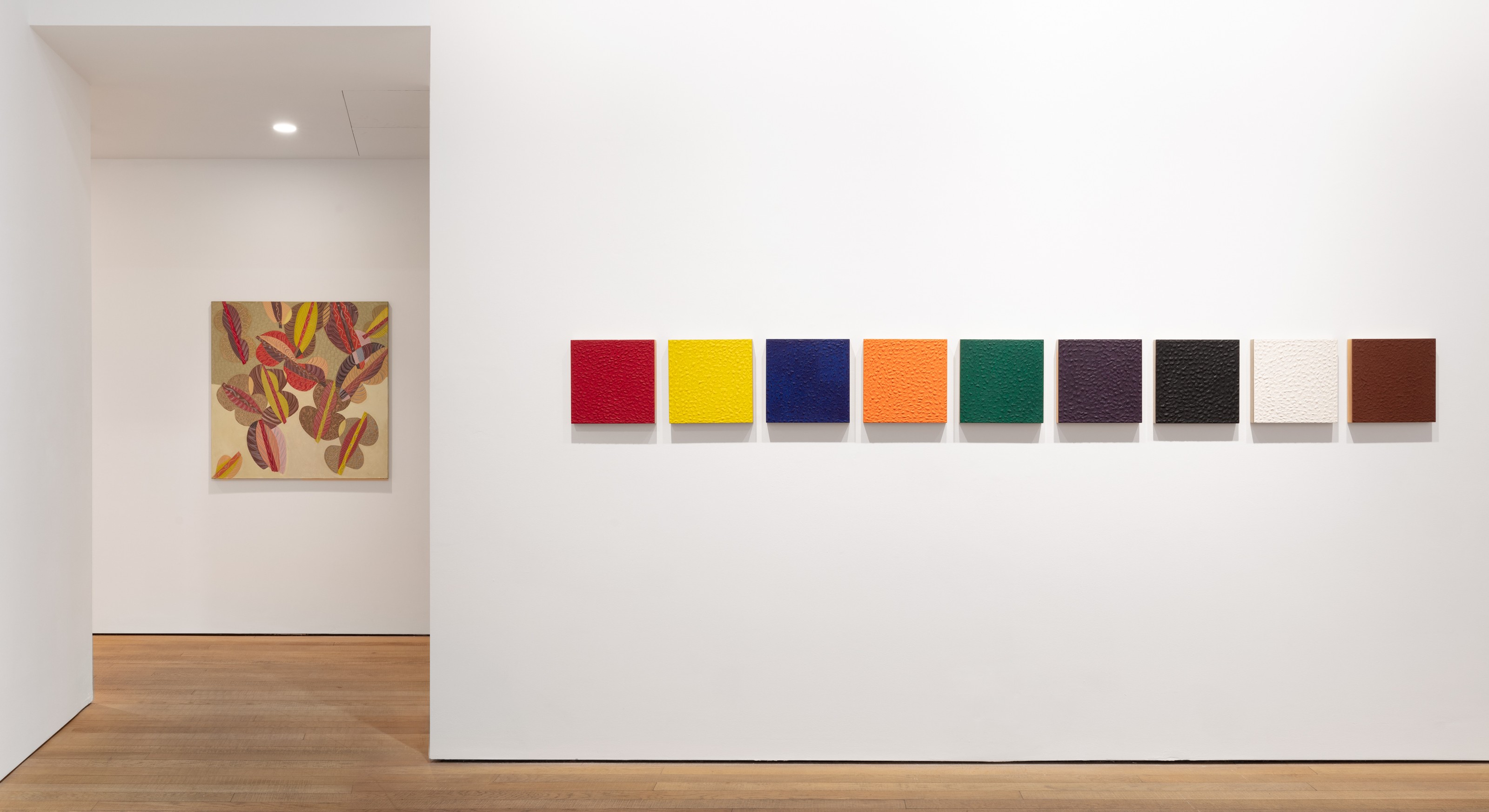 Installation view of Beyond Material at Lehmann Maupin London