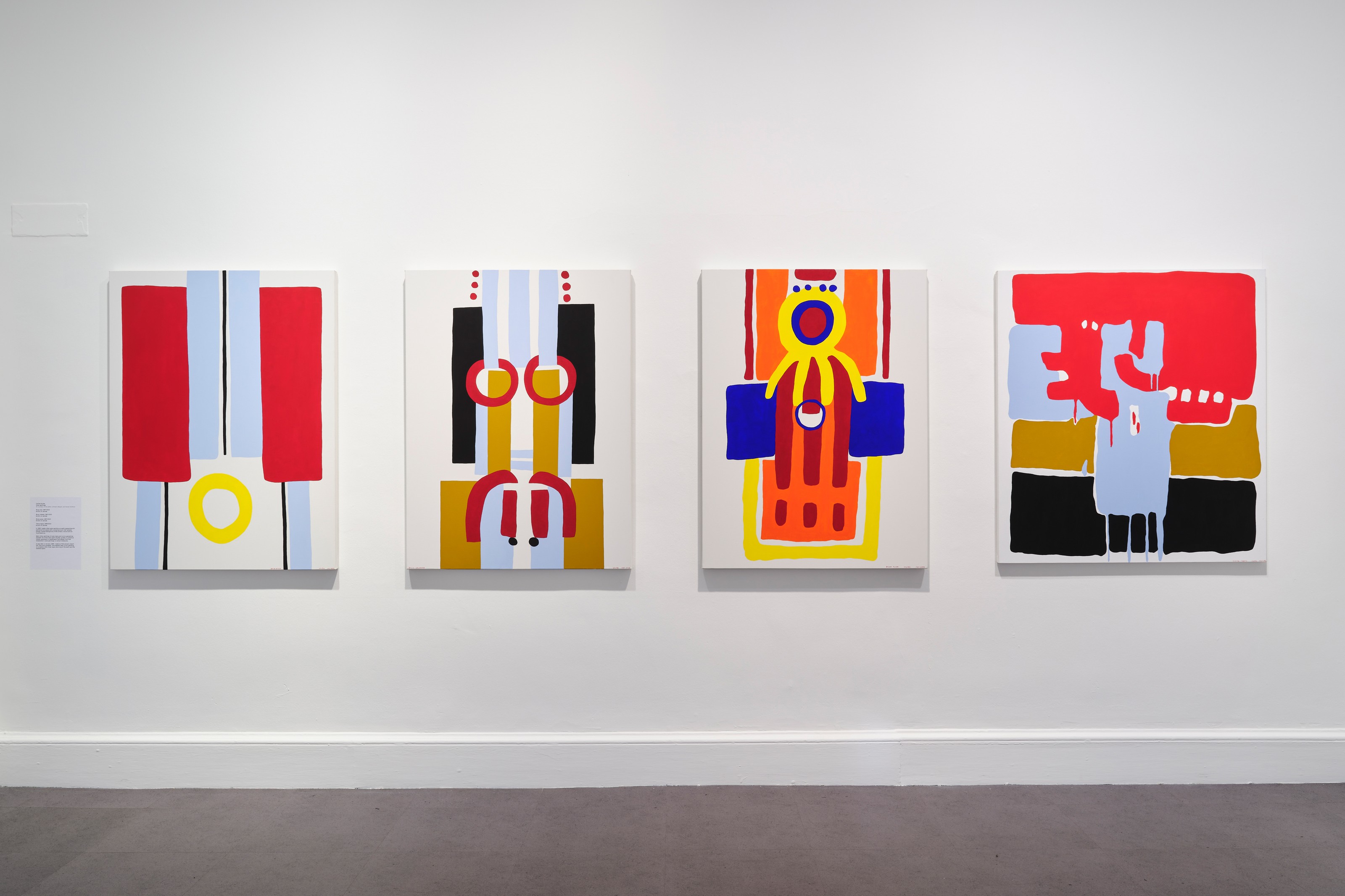 Installation view of Cecilia Vicuña at Irish Museum of Modern Art