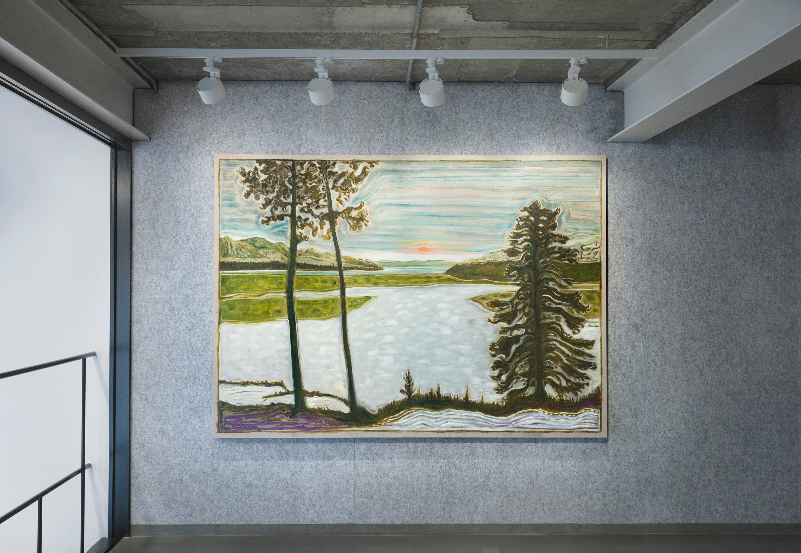 Installation view of Billy Childish at Lehmann Maupin Seoul