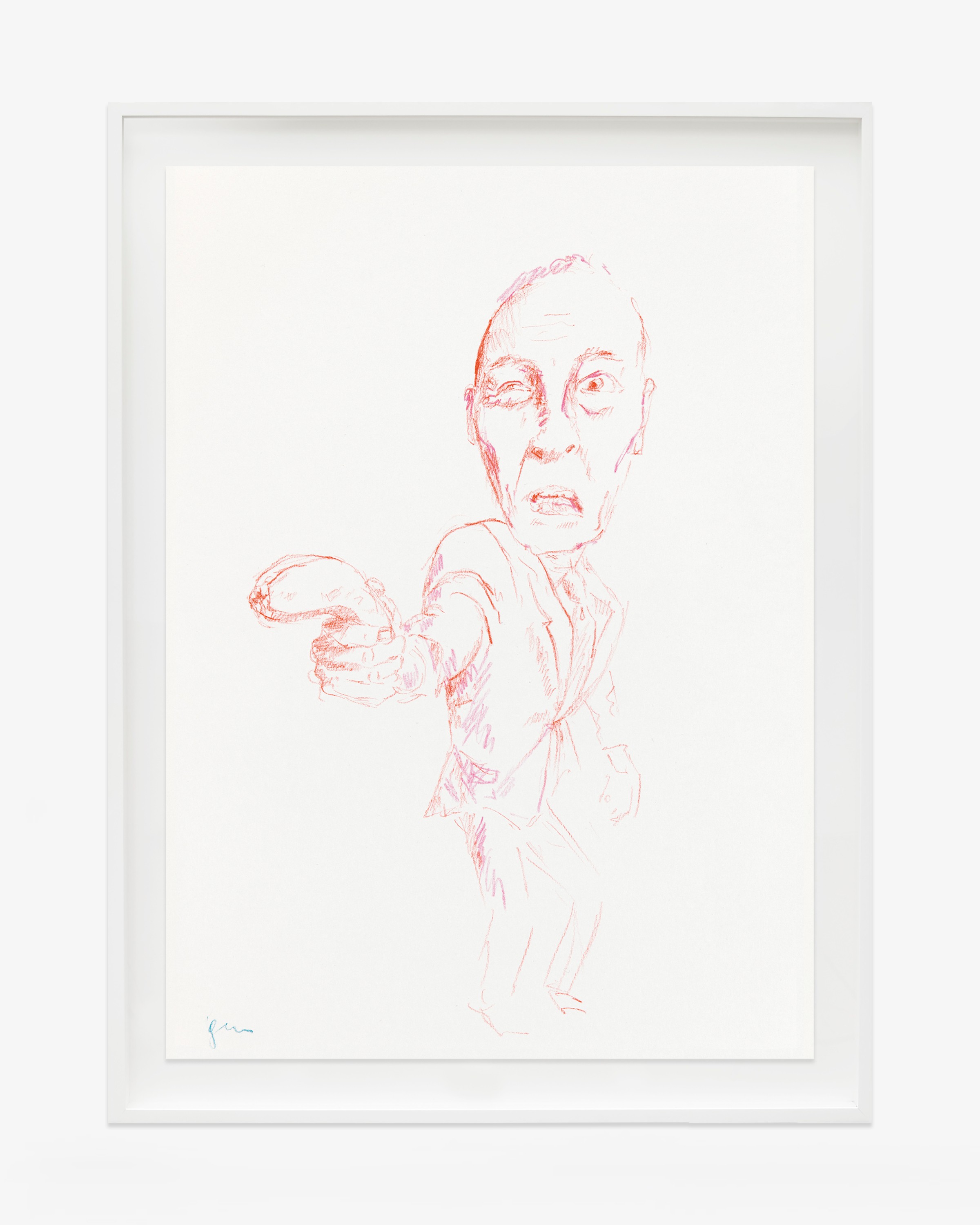 Drawing by Erwin Wurm