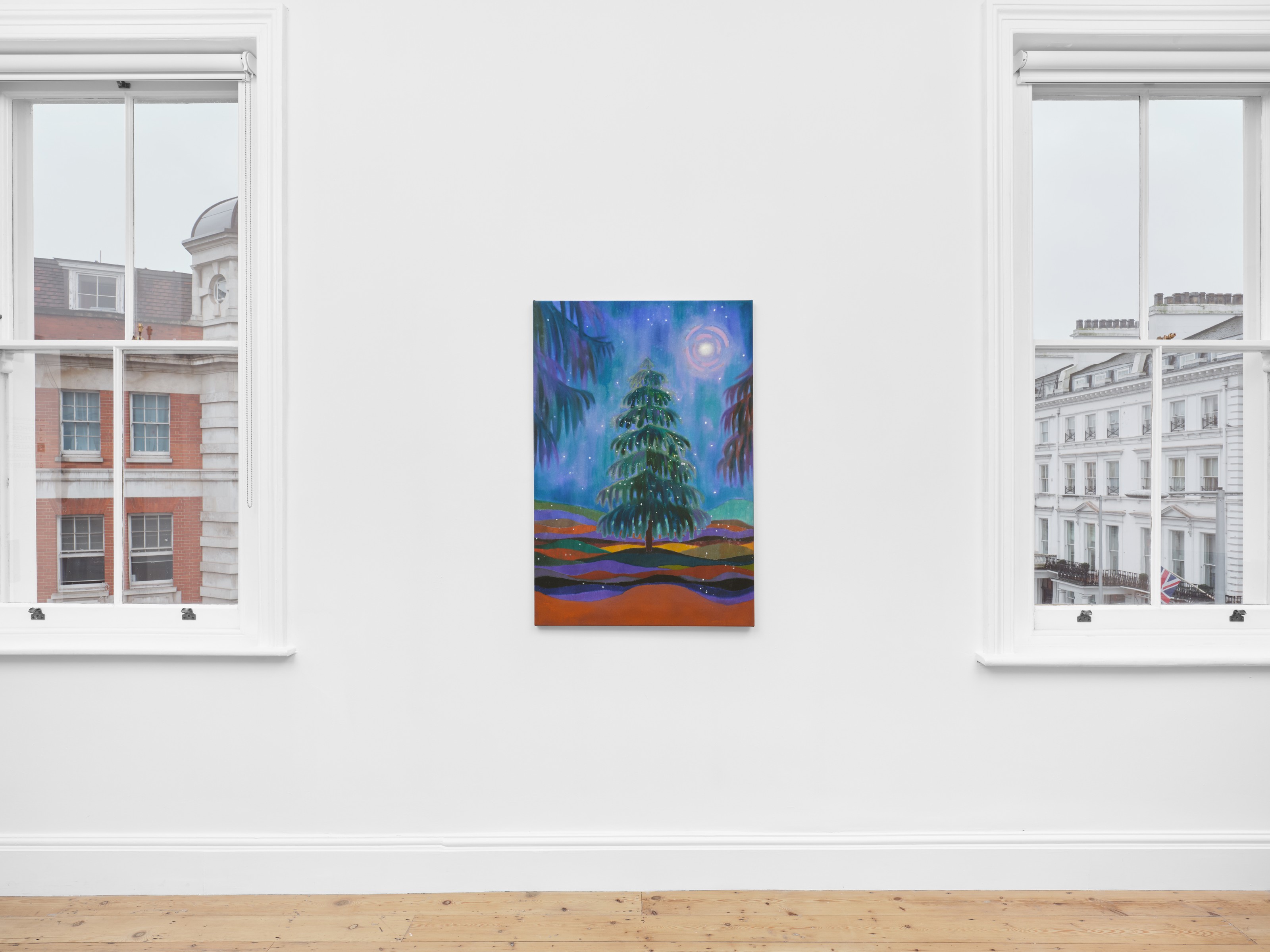 Installation view of Freya Douglas-Morris at Lehmann Maupin London