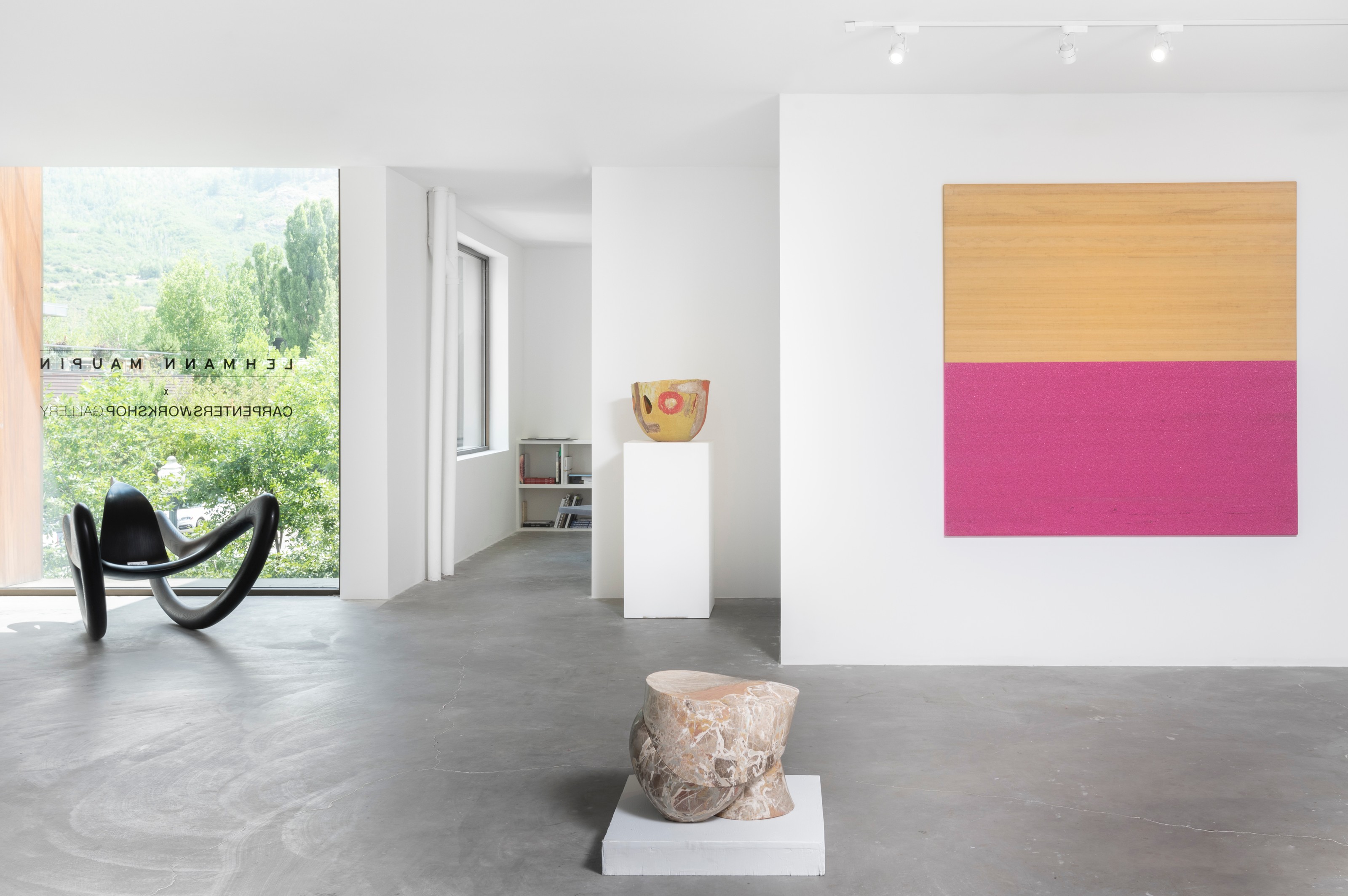 Installation view of Material Space in Aspen