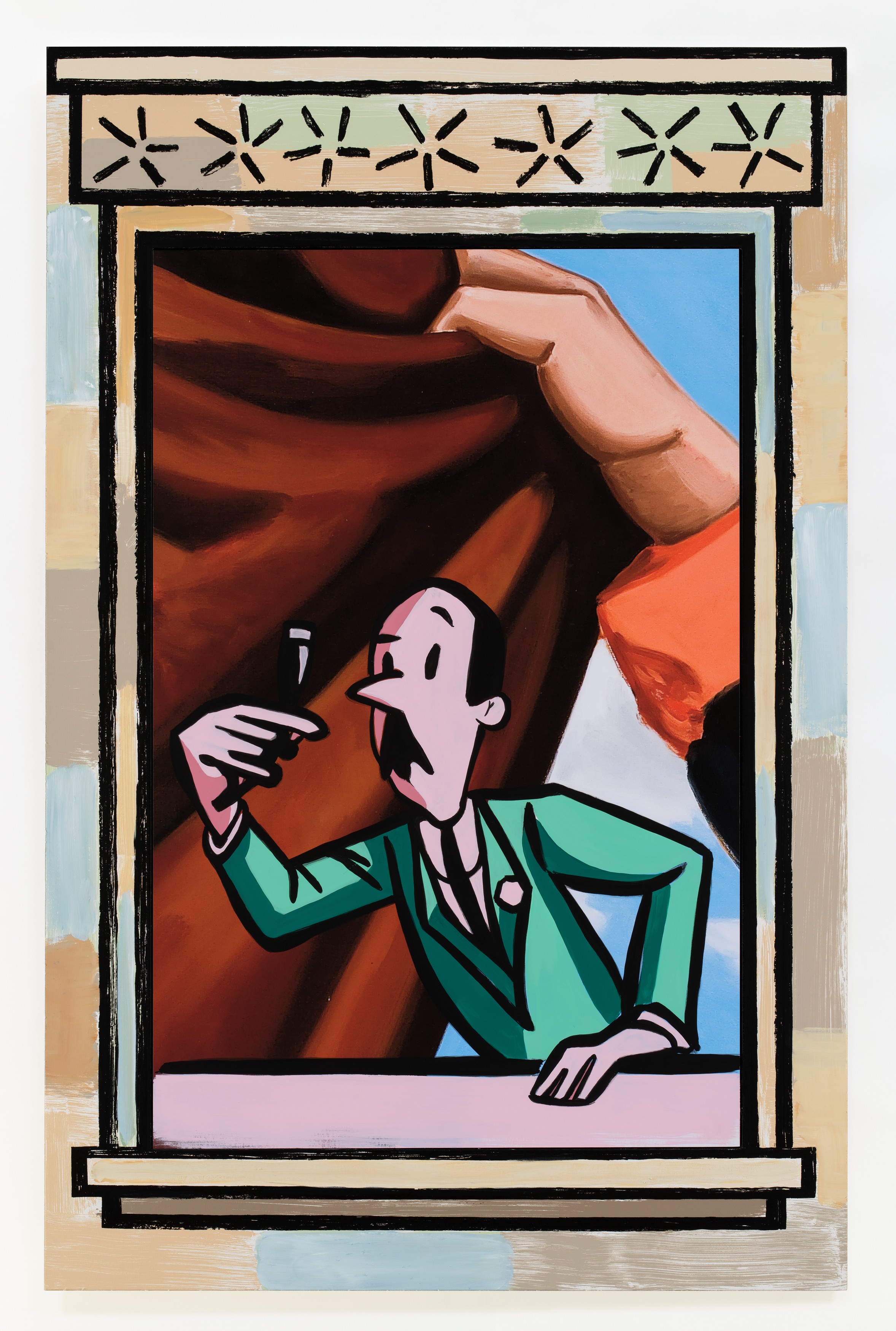 Painting by David Salle