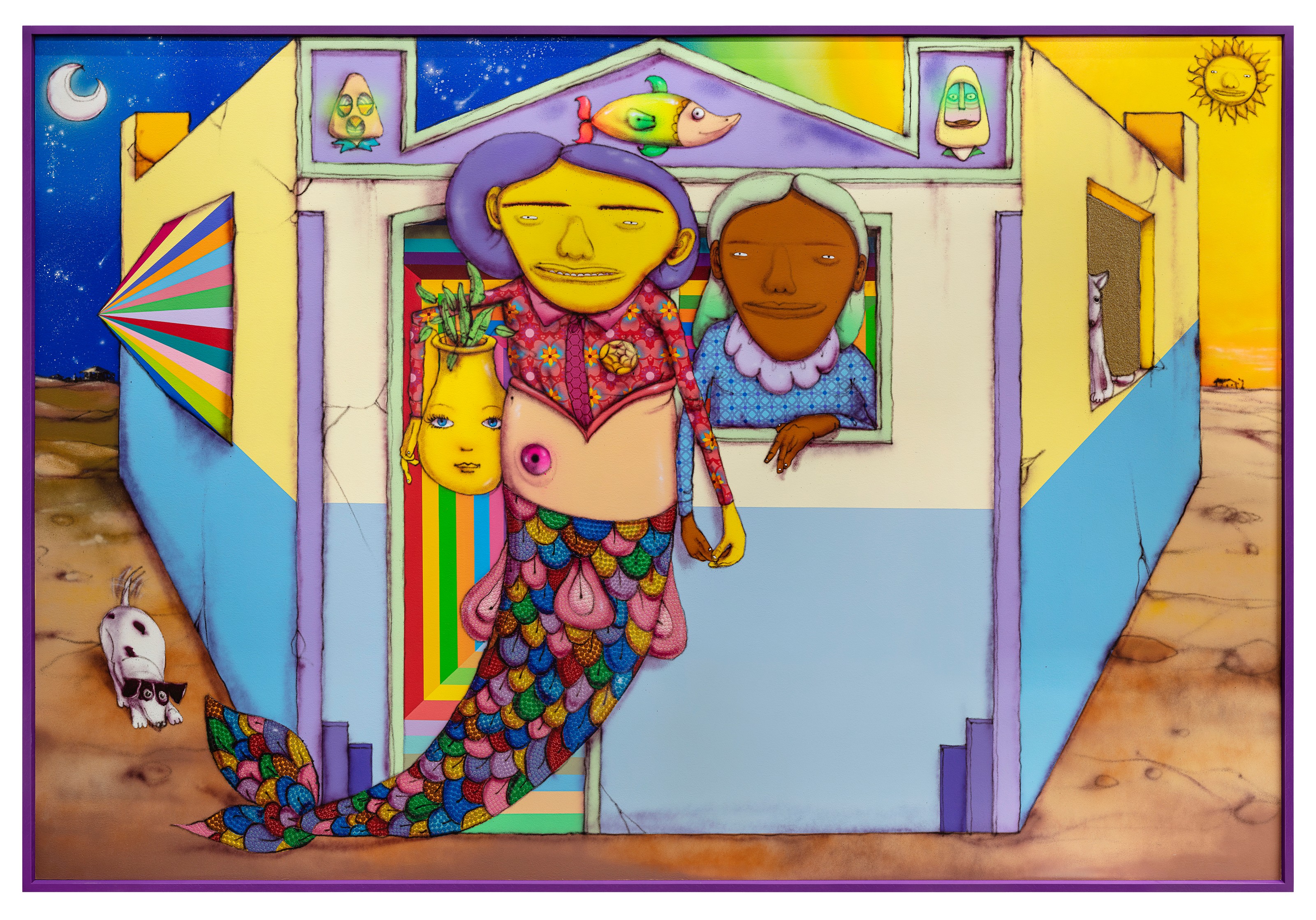 Painting by OSGEMEOS