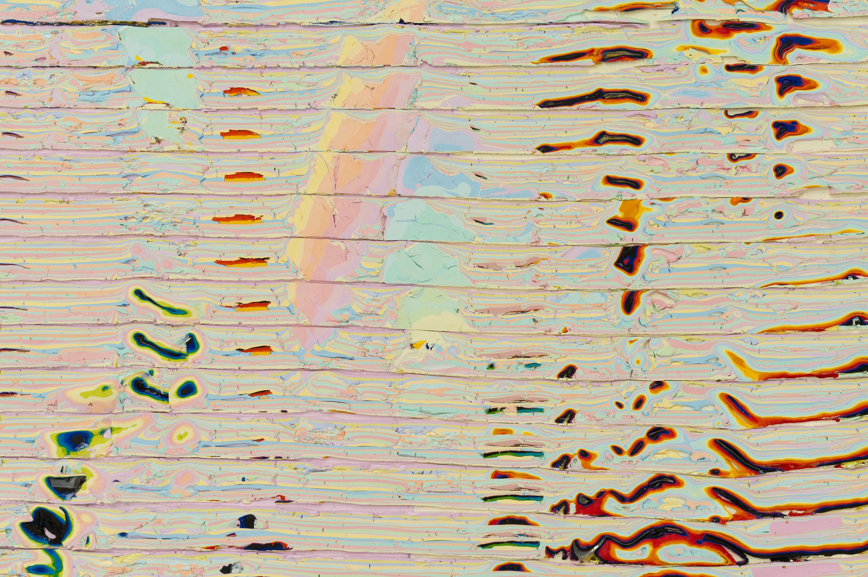 Detail of painting by Loriel Beltrán