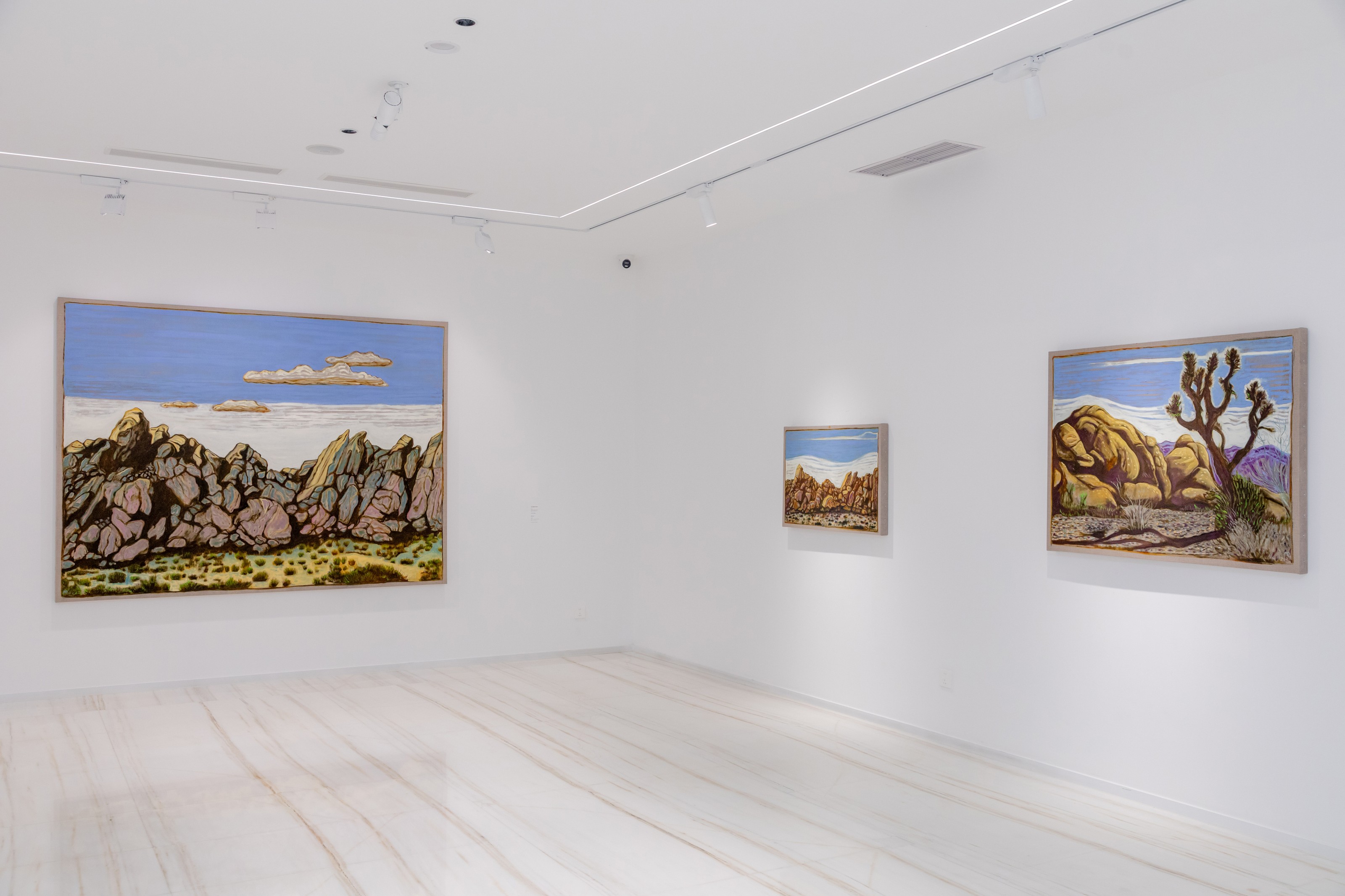 Installation view of the becoming unbecoming at Yi Space
