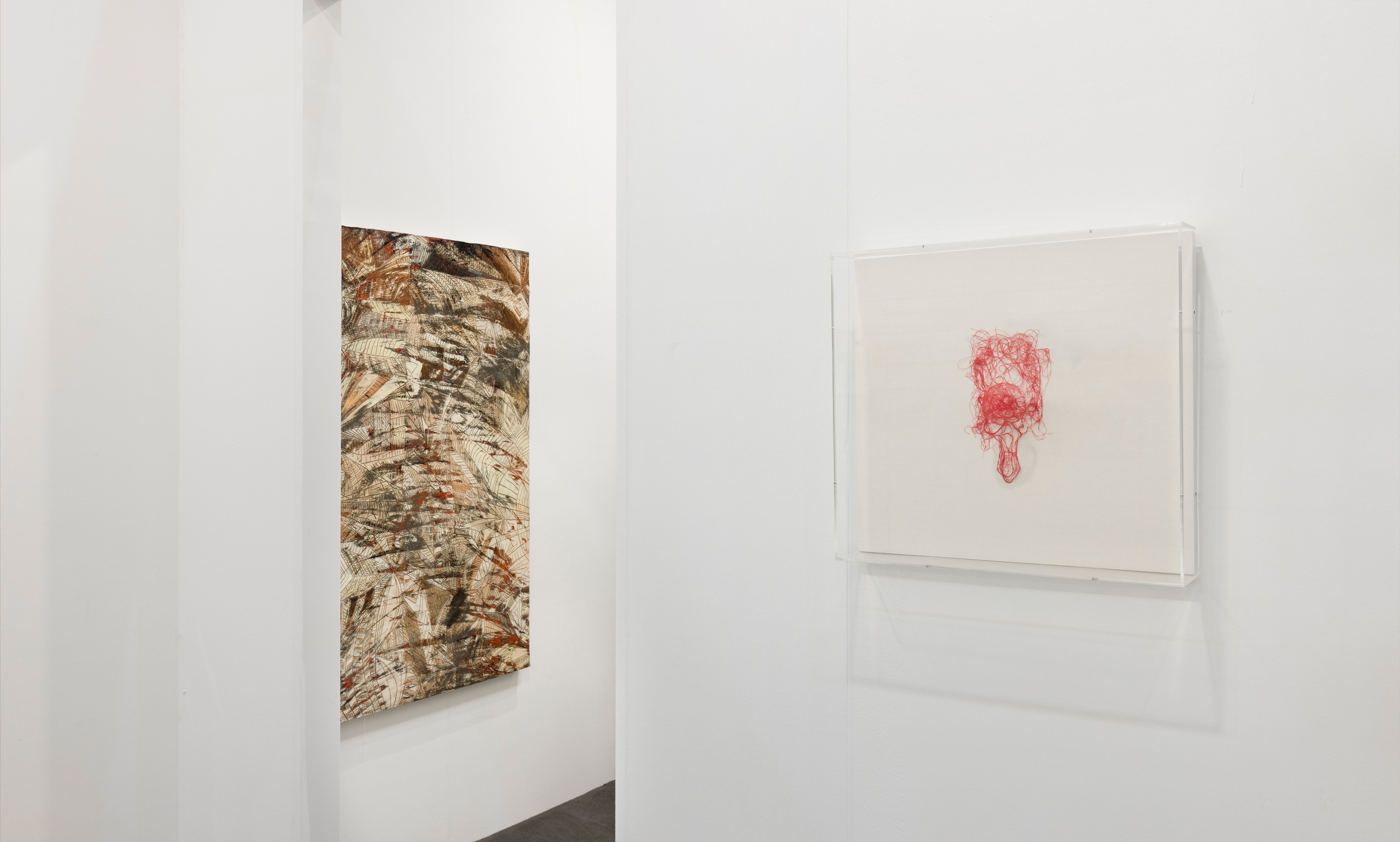 Installation view of Lehmann Maupin, Booth A44 at KIAF Art Seoul