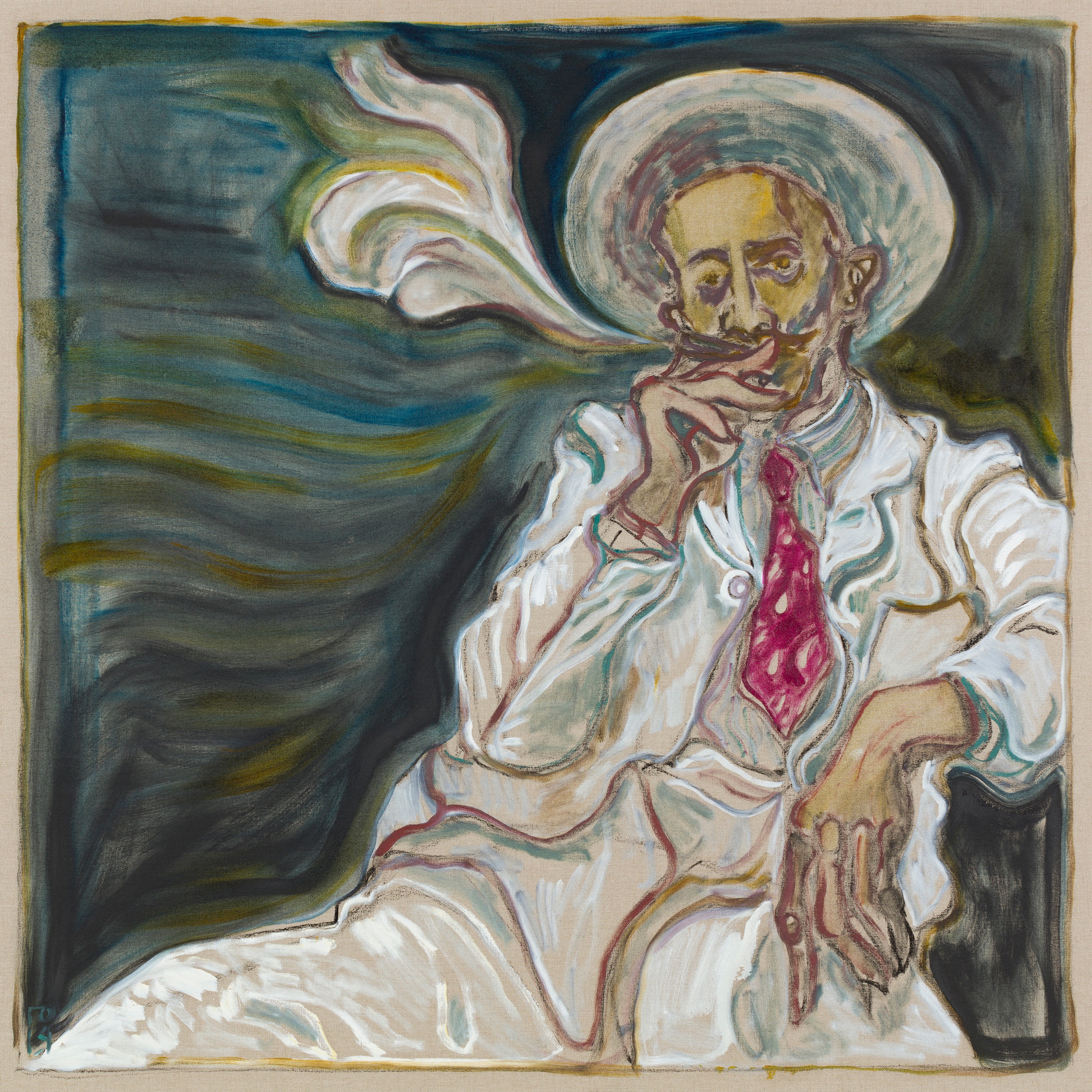 Painting by Billy Childish