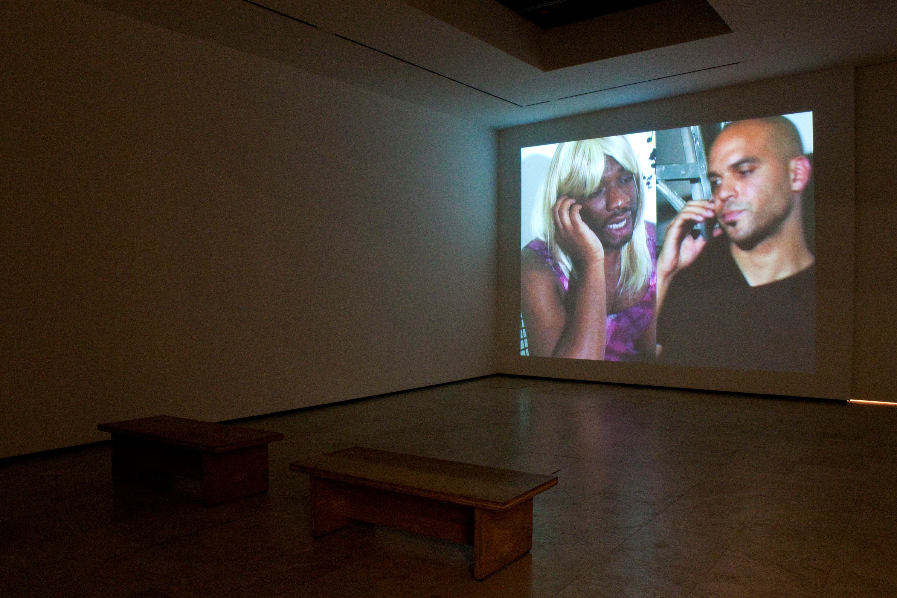 Installation view of On Shuffle at Lehmann Maupin New York
