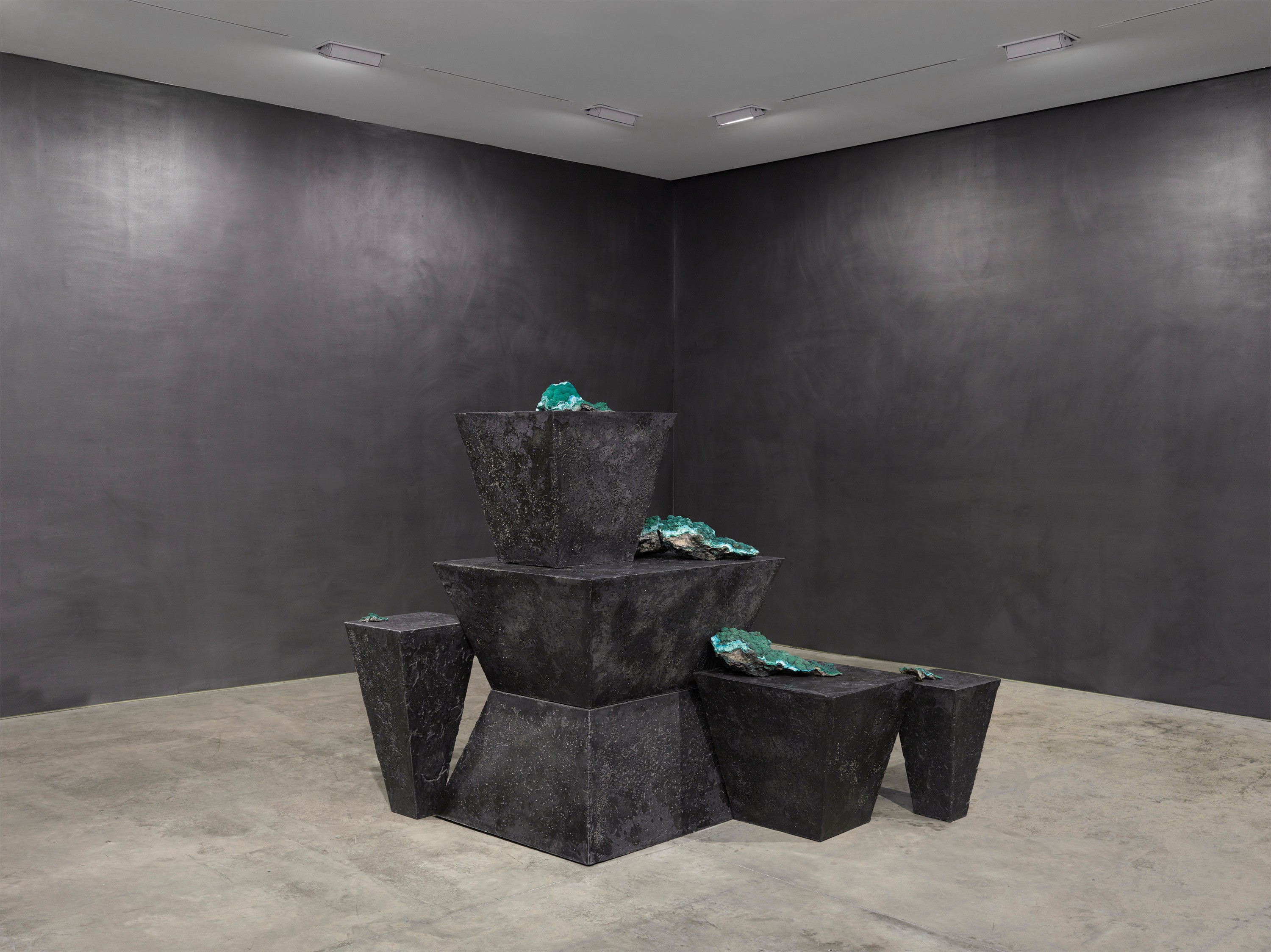 Installation view of Teresita Fernández at Lehmann Maupin New York