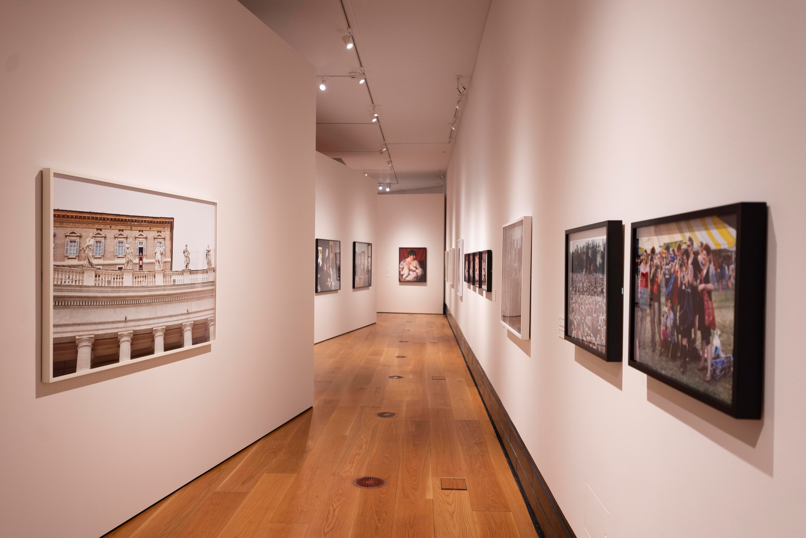 Installation view of To Be Seen at National Portrait Gallery
