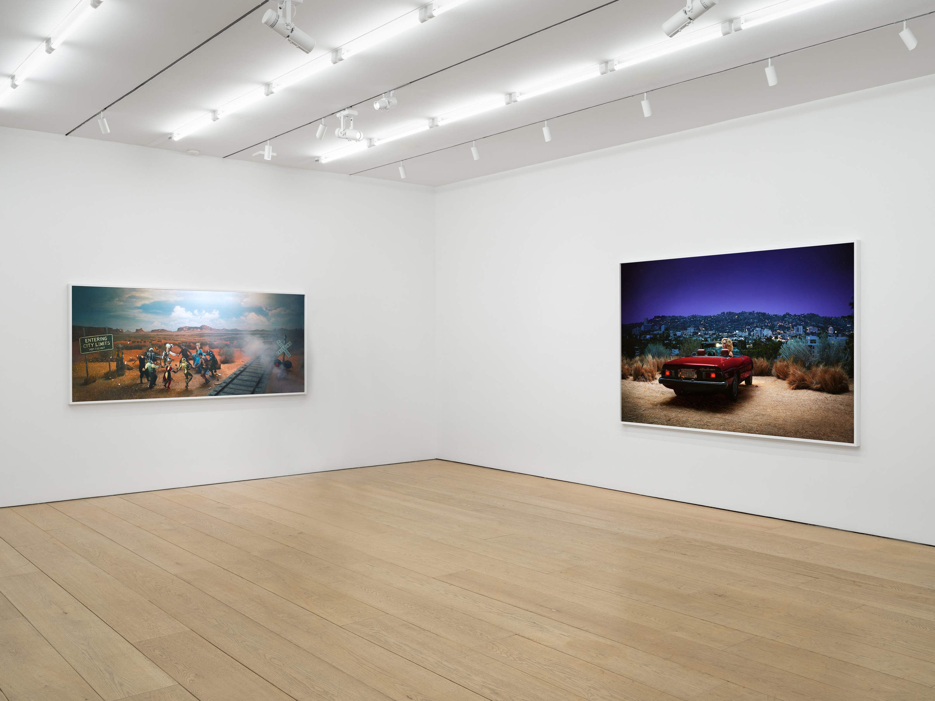 Installation view of Alex Prager: Matinee at Lehmann Maupin New York