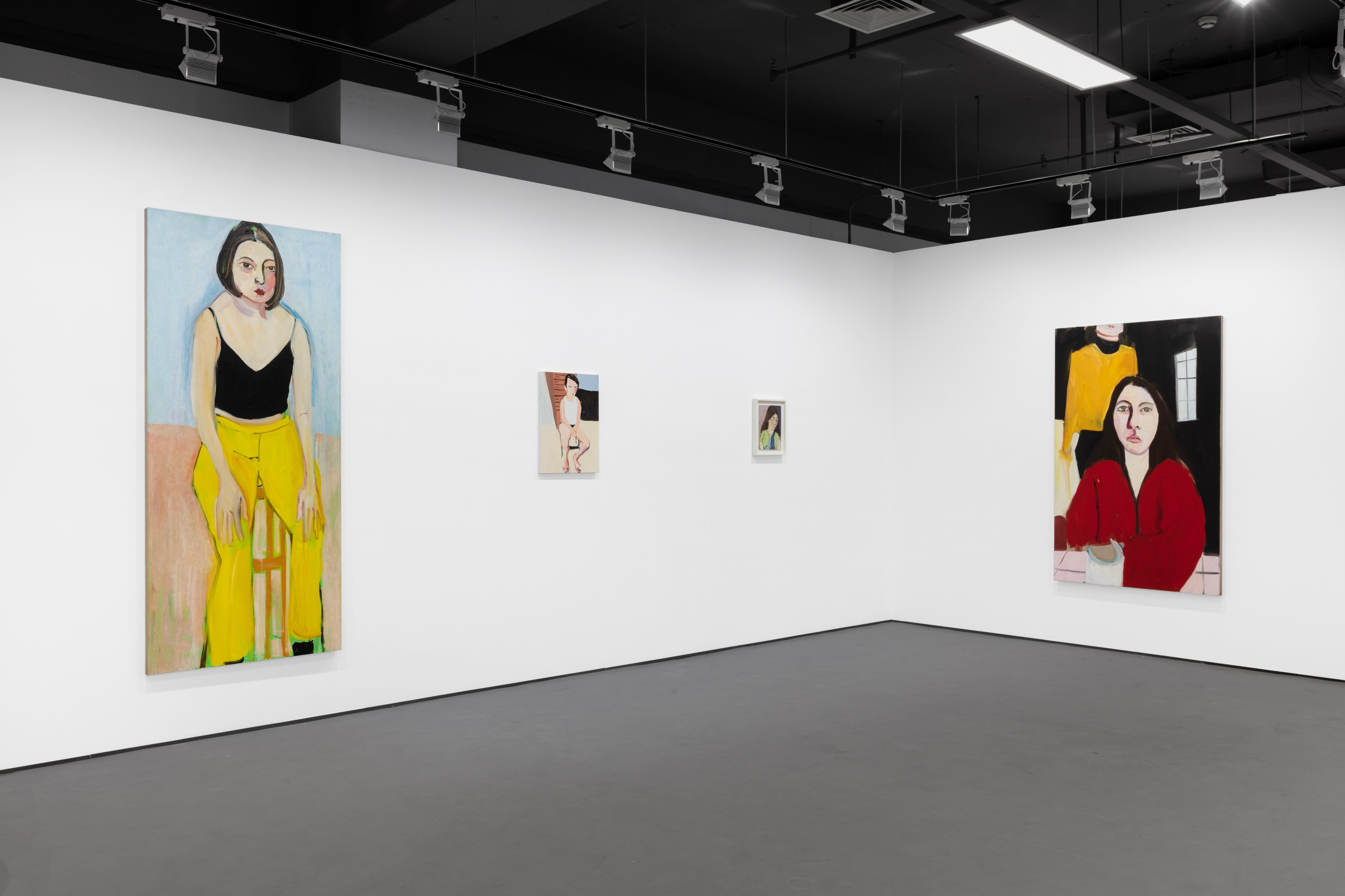 Installation view of Chantal Joffe at Lehmann Maupin Beijing