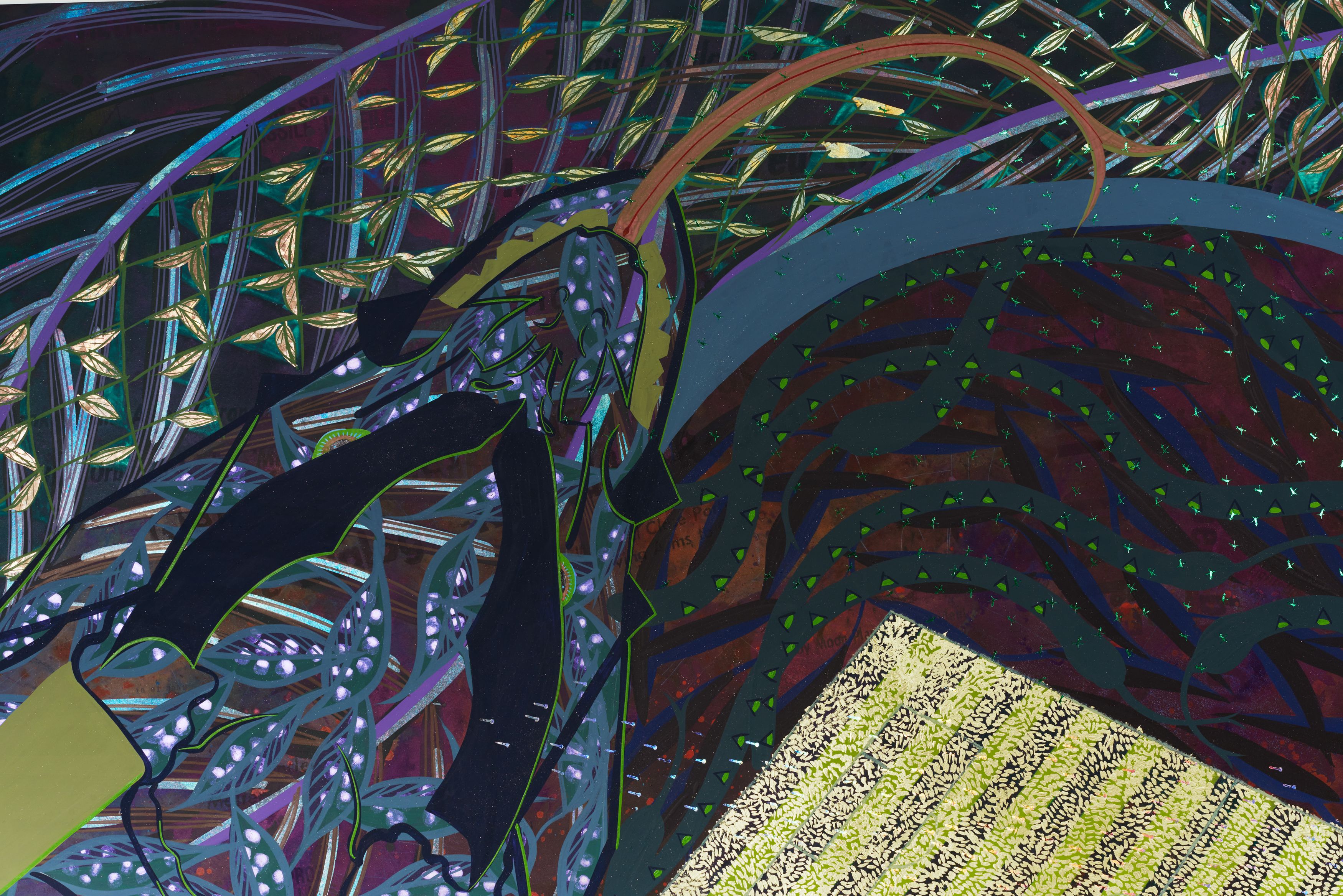 Detail of painting by Tammy Nguyen